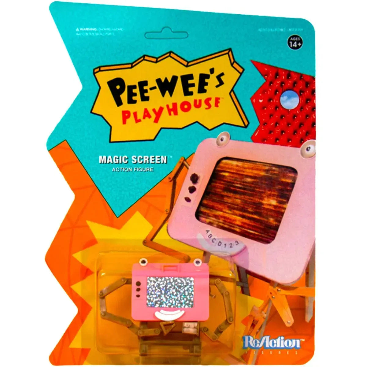 Super7 Pee - Wee's Playhouse - Magic Screen Action Figure (3.75") - Super7 - ReAction Figures Series