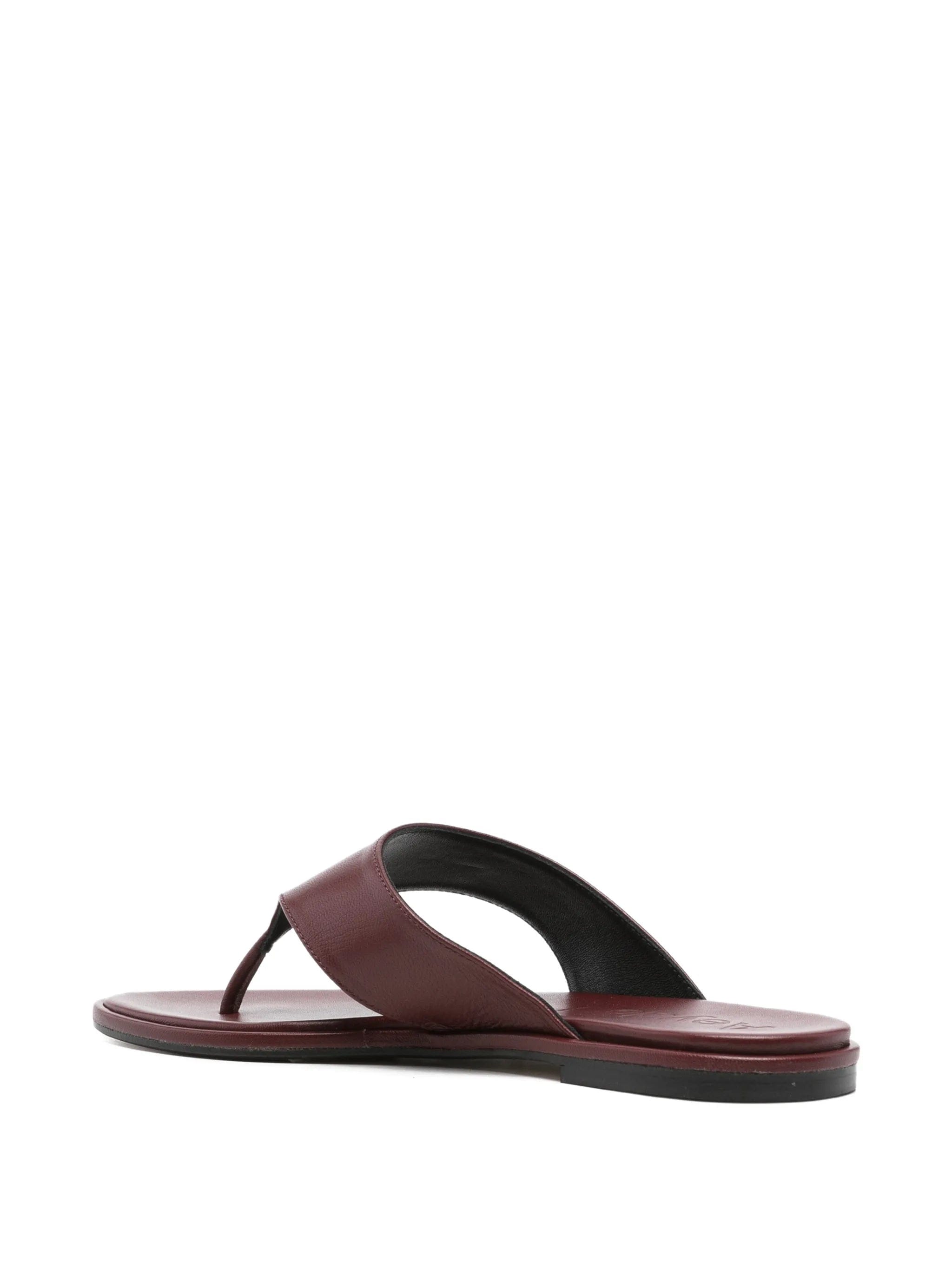 Aeyde Amaya nappa leather flip flops