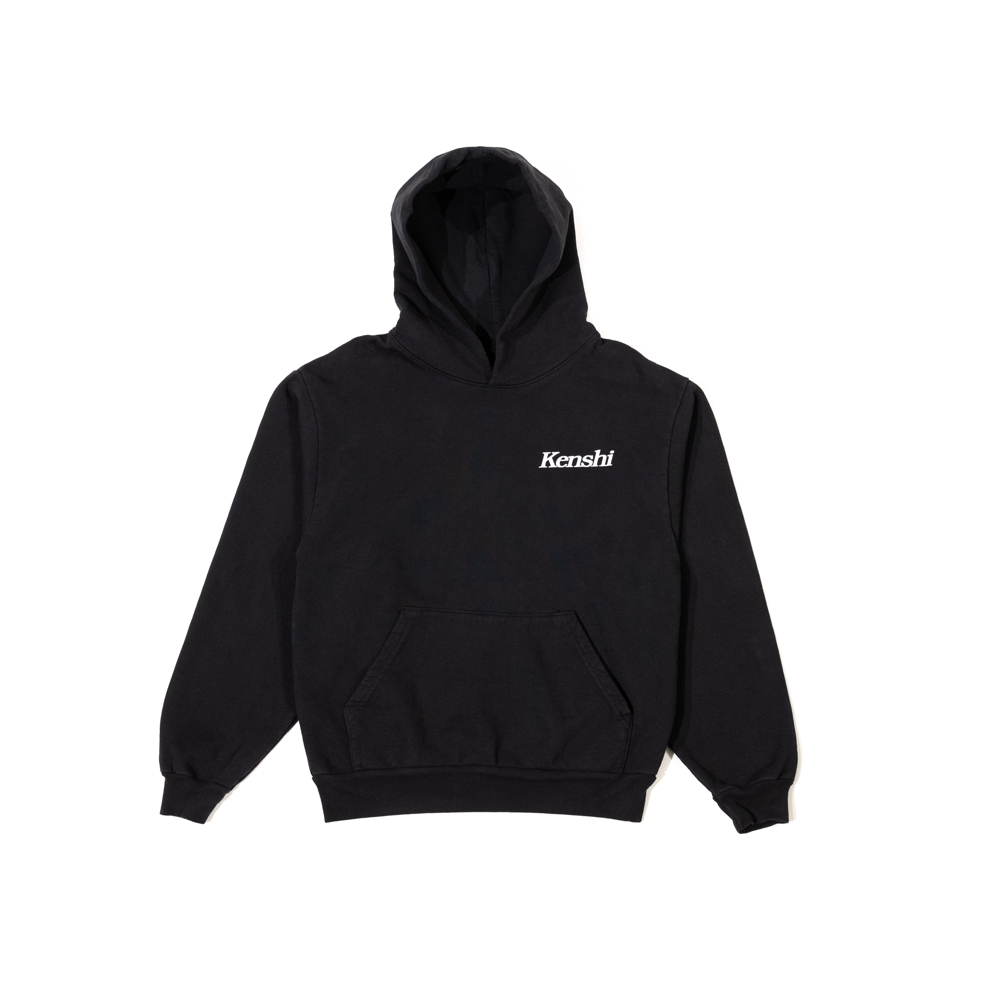 Logo Kenshi Tiger Logo Hoodie Faded Black