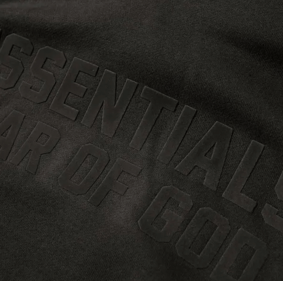 FOG Essentials Fear of God Essentials Hoodie SS23 Off Black