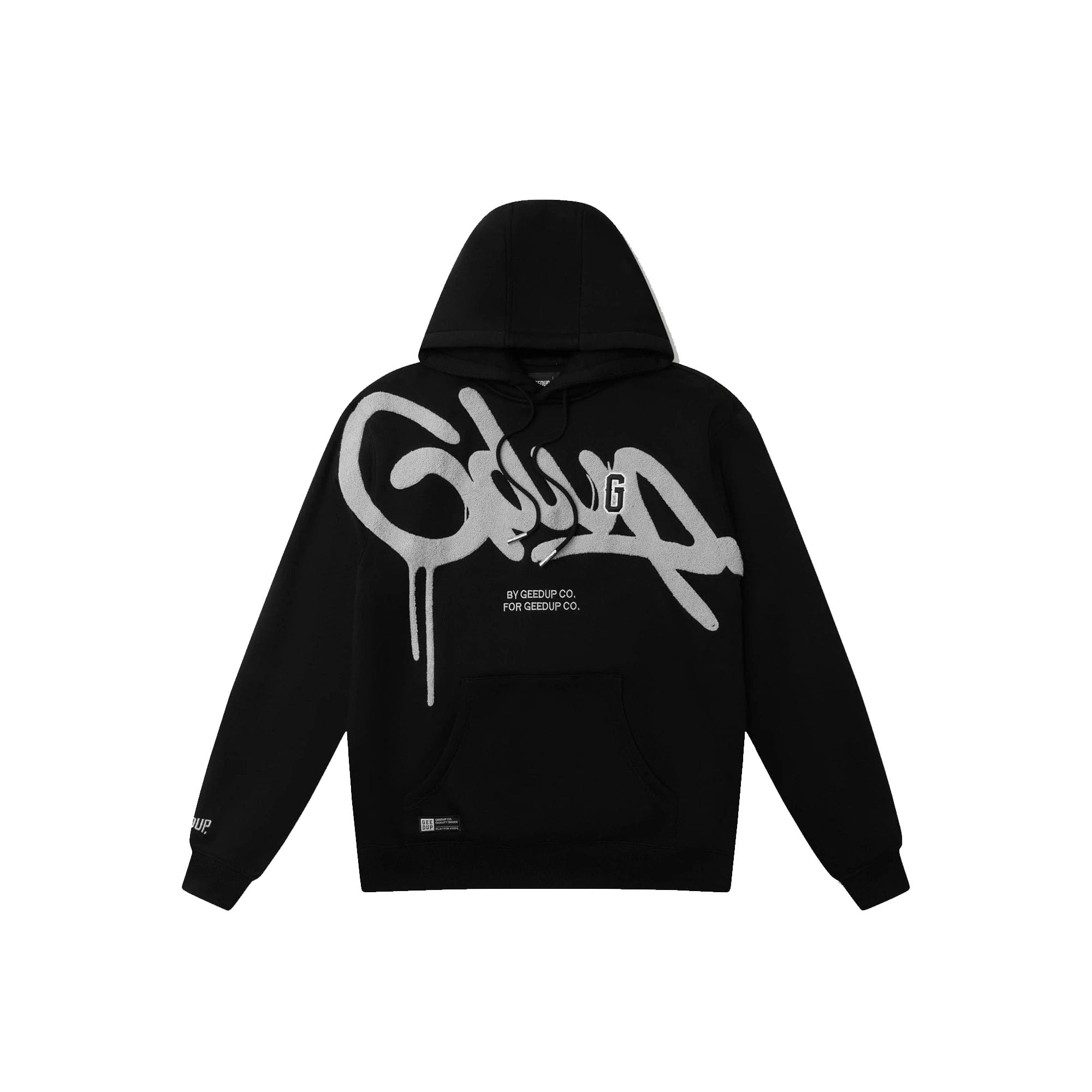 Geedup Handstyle G Hoodie Black / Light Grey (2025)