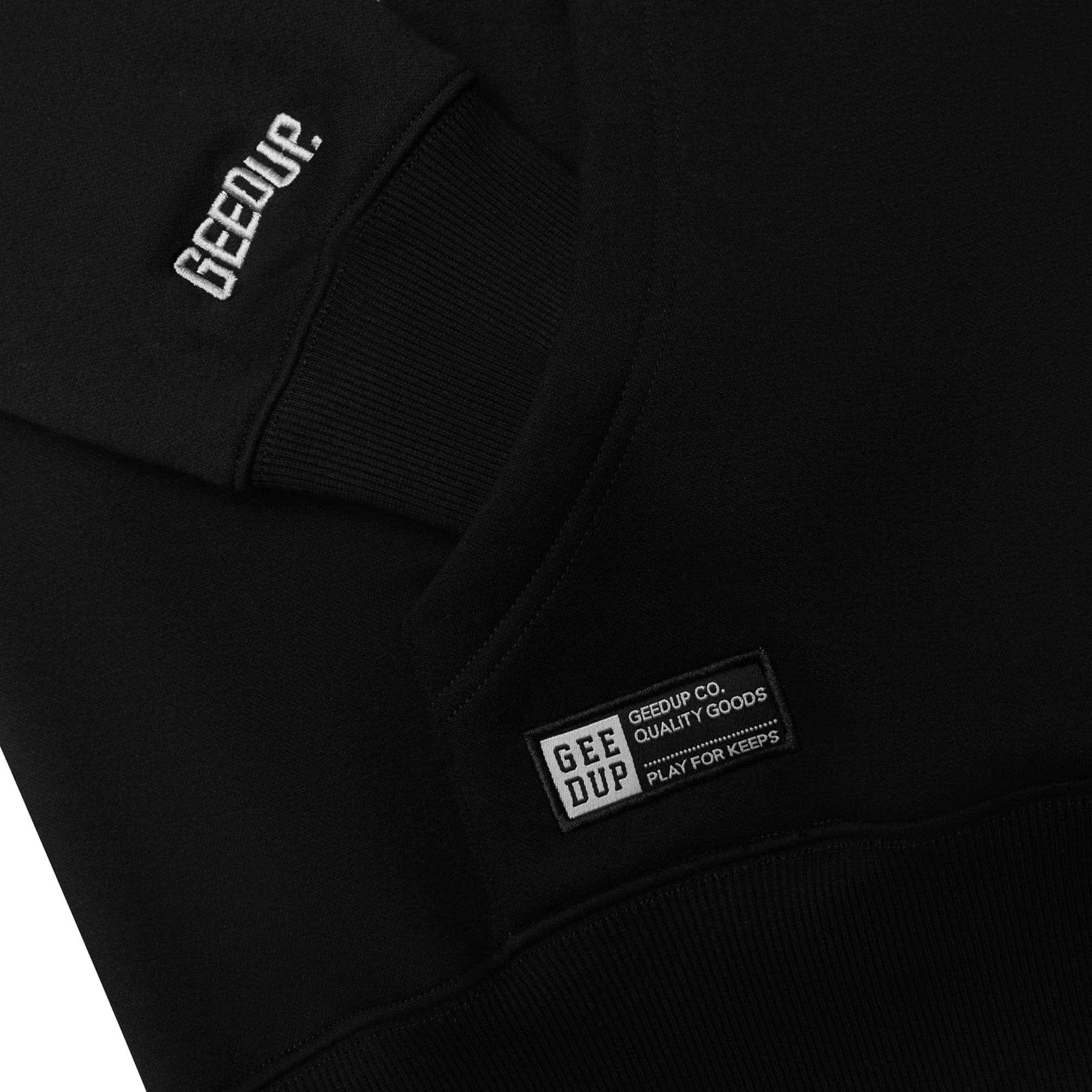 Geedup Handstyle G Hoodie Black / Light Grey (2025)