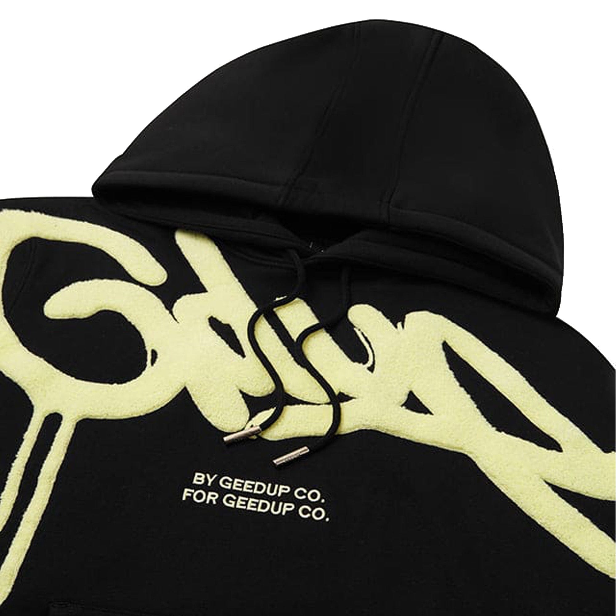 Geedup Handstyle Hoodie Black / Sorbet (2025)