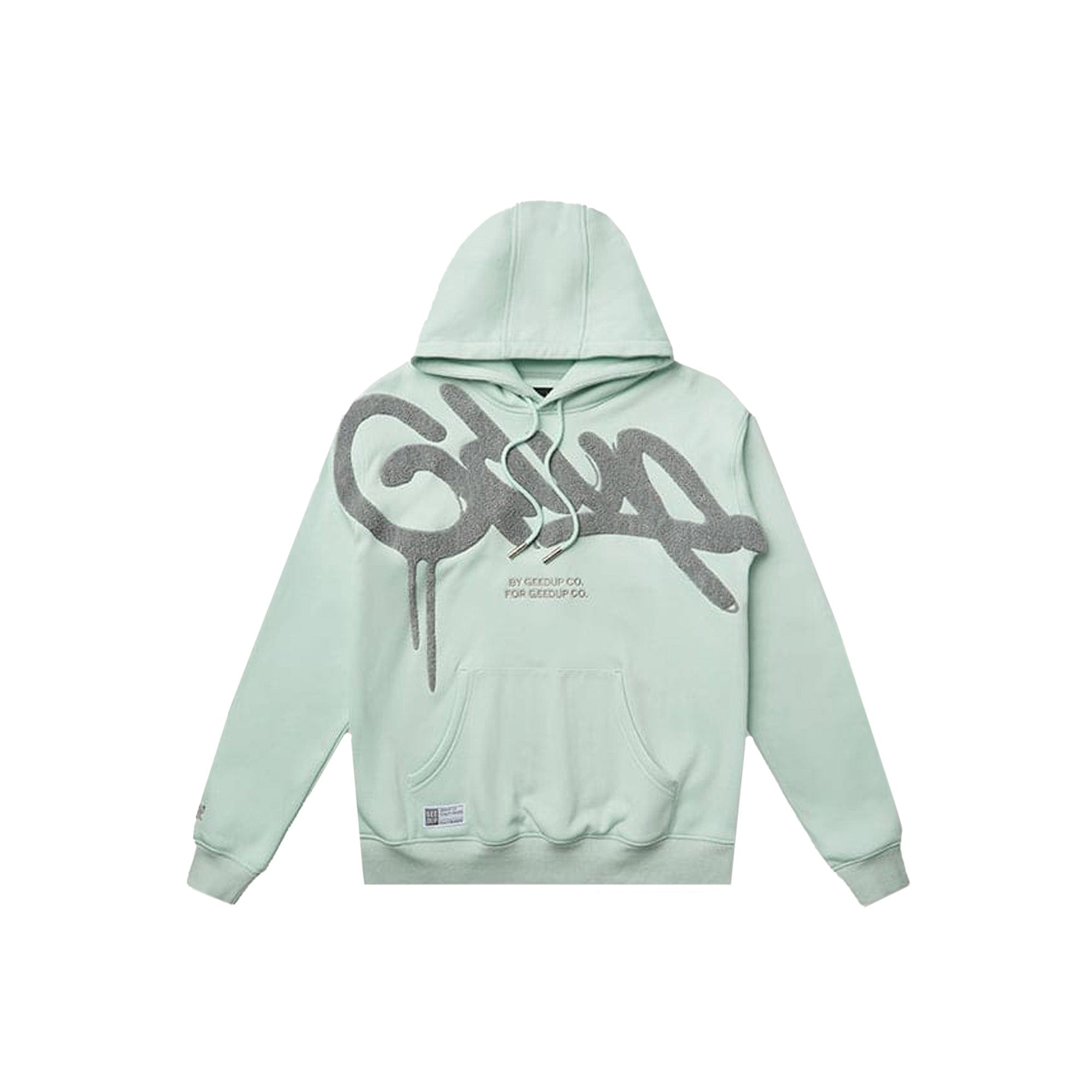 Geedup Handstyle Hoodie Teal / Grey (2025)