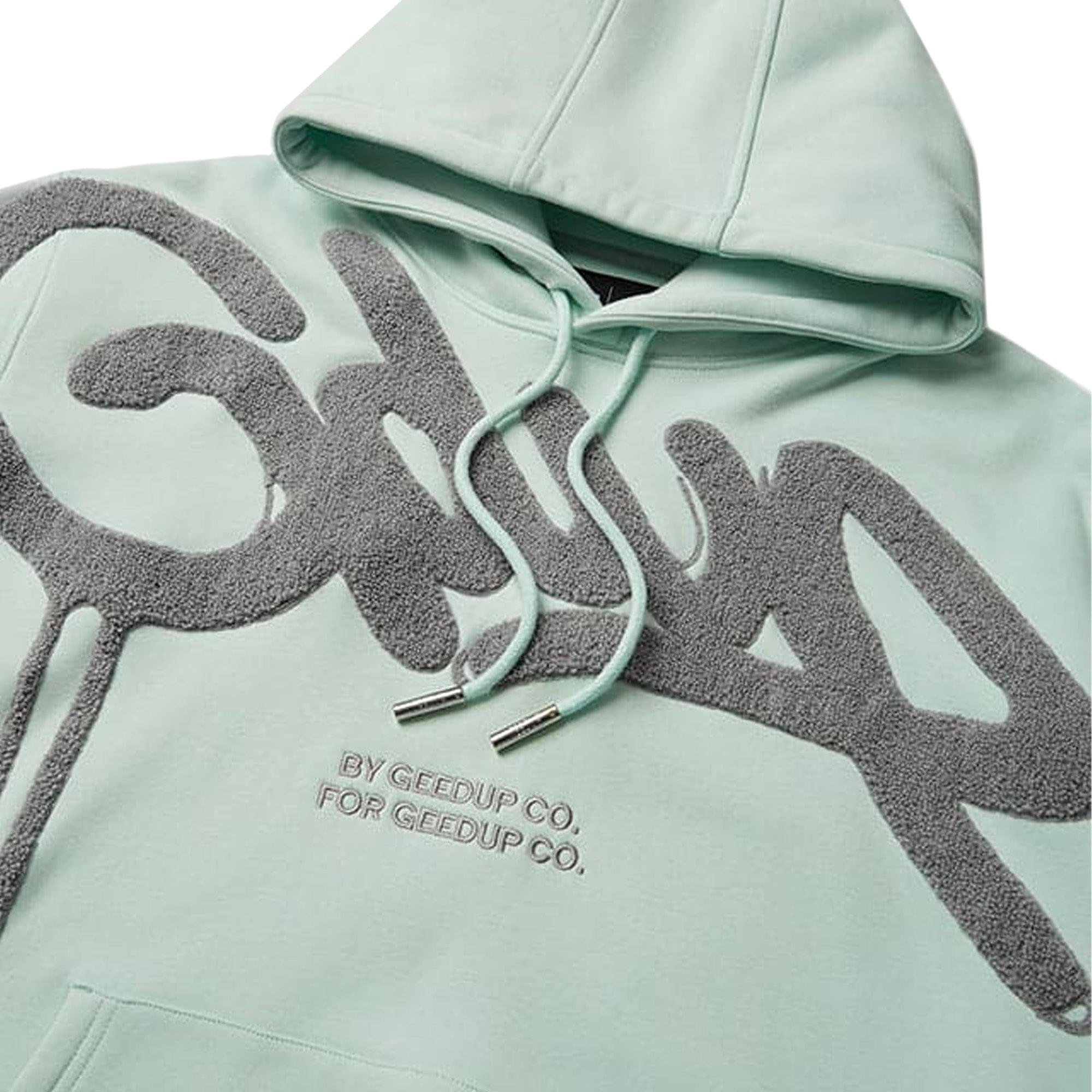 Geedup Handstyle Hoodie Teal / Grey (2025)