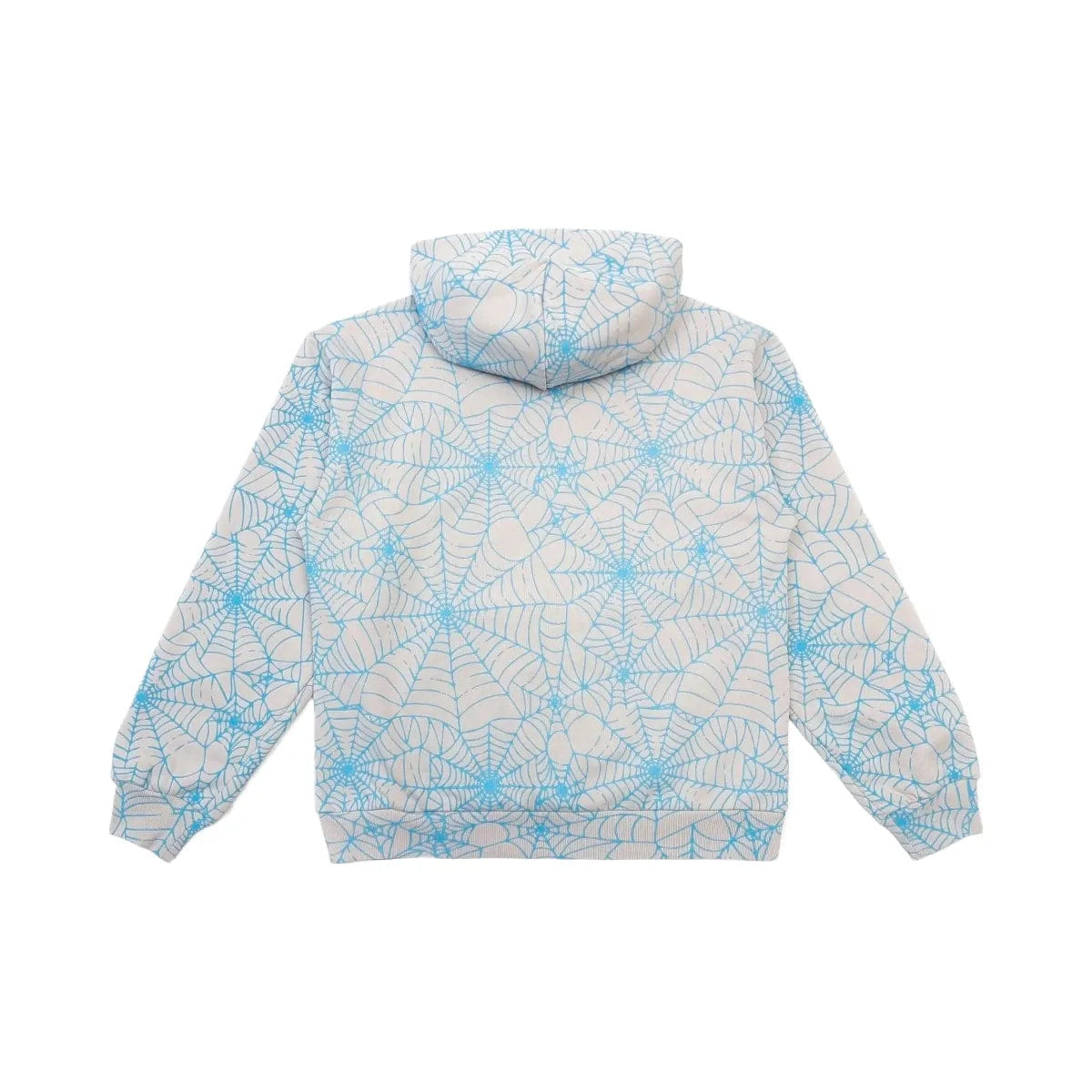 Heather SP5DER Aop Web Hoodie Heather Grey