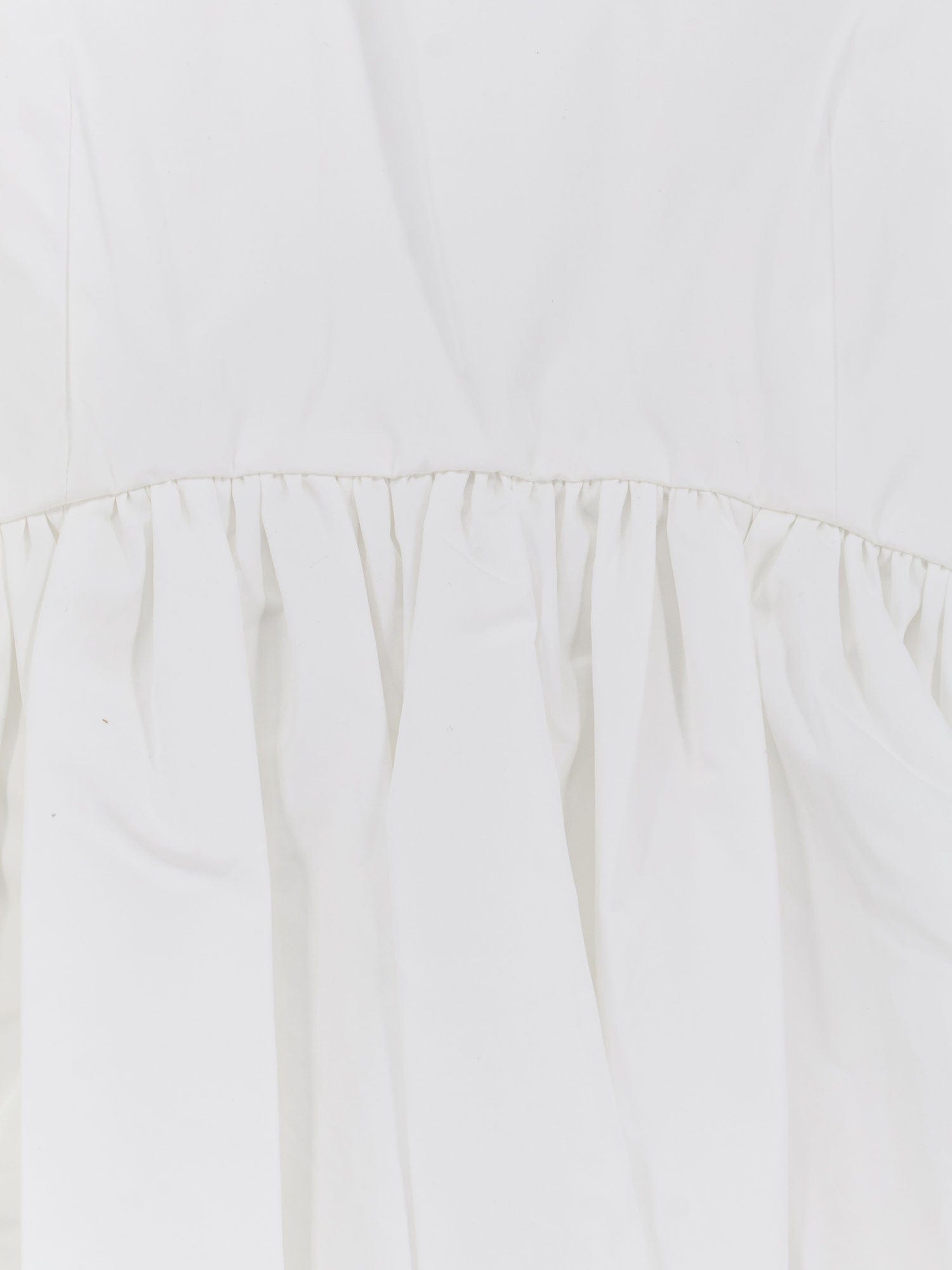 ROHE Voluminous peplum cotton tank top