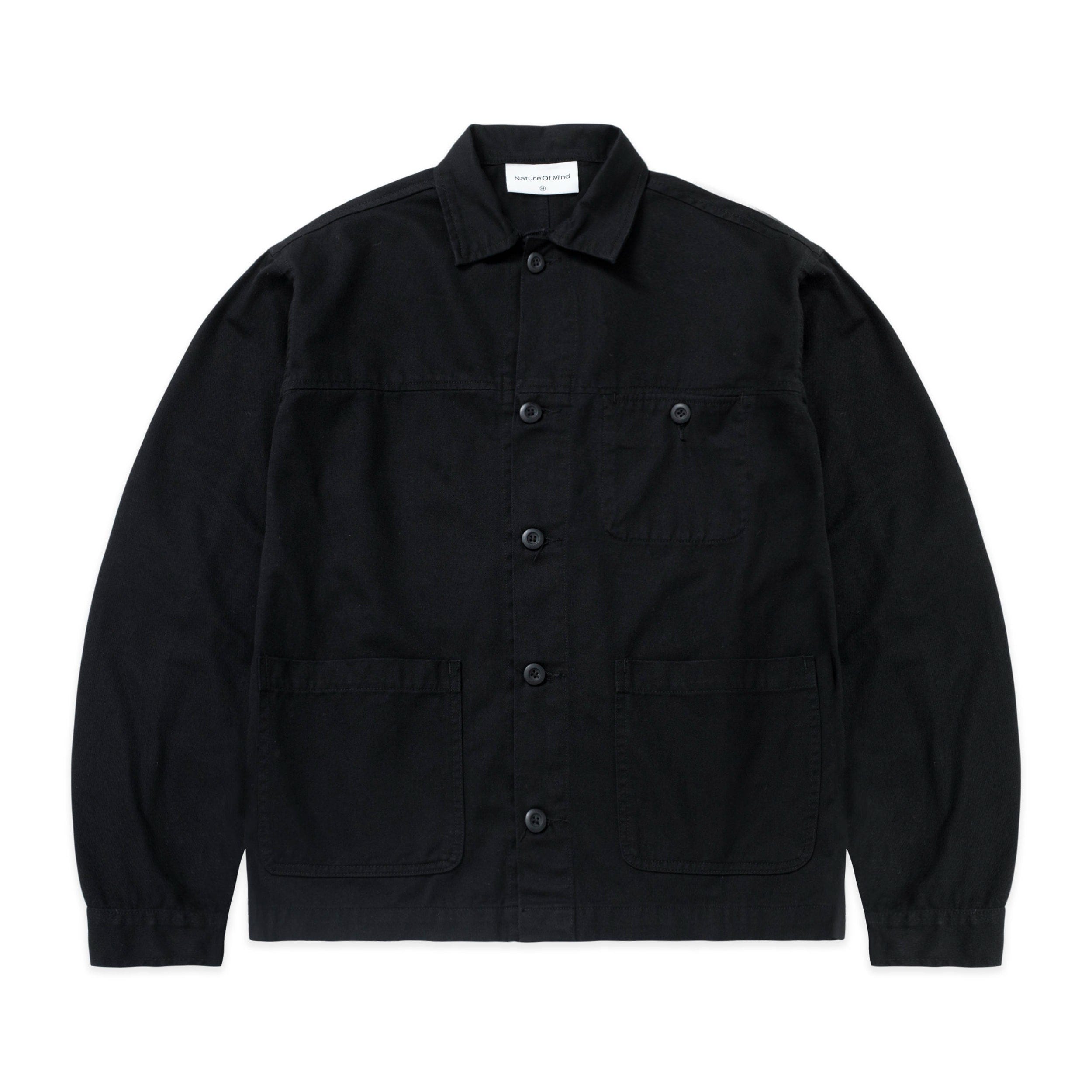 Nature of Mind Pocket Chore Jacket - Black