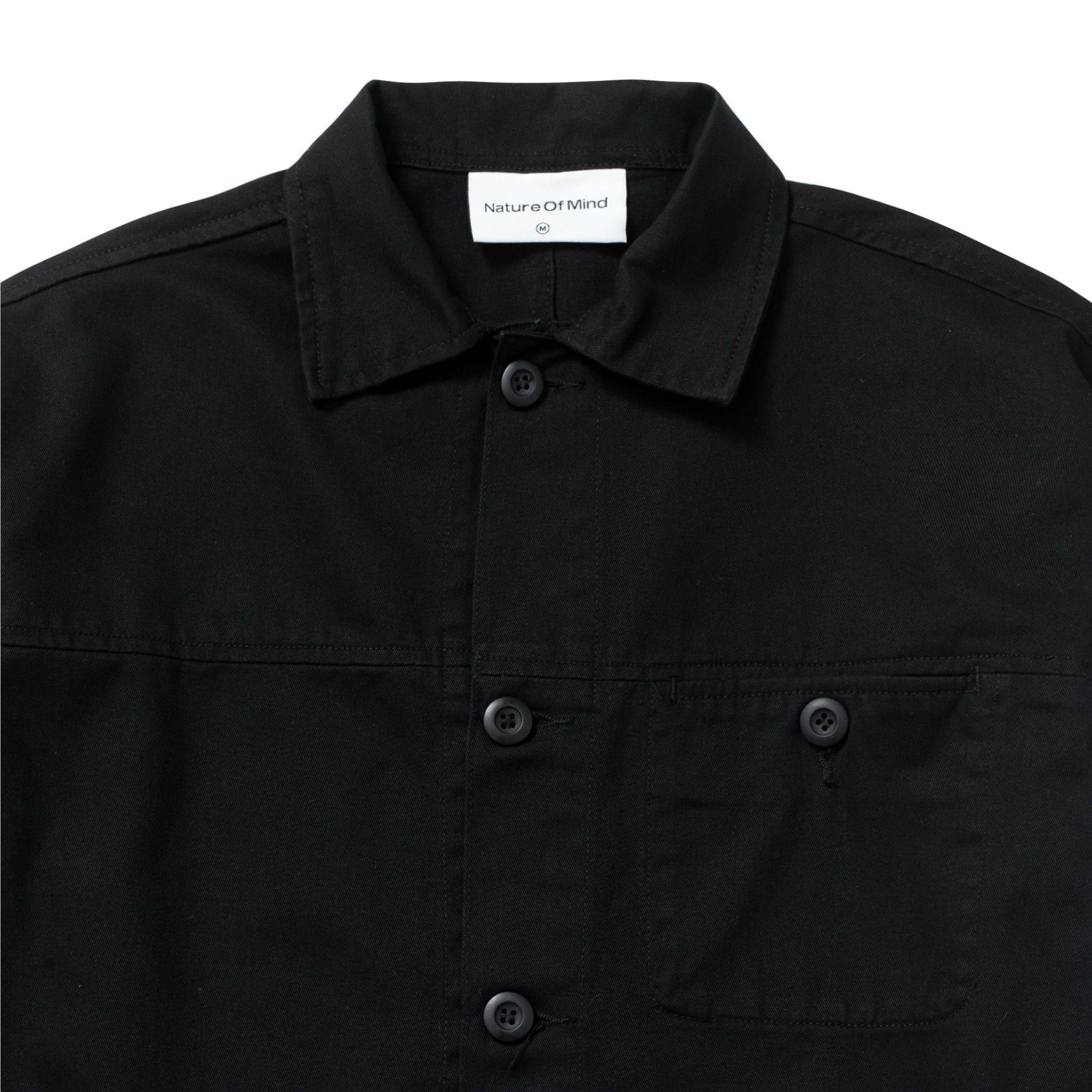 Nature of Mind Pocket Chore Jacket - Black