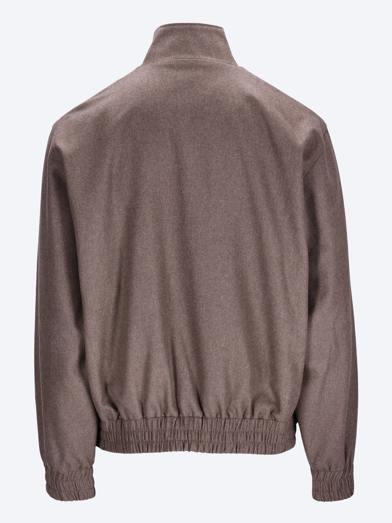 DROLE de Monsieur Embroidered flannel track jacket