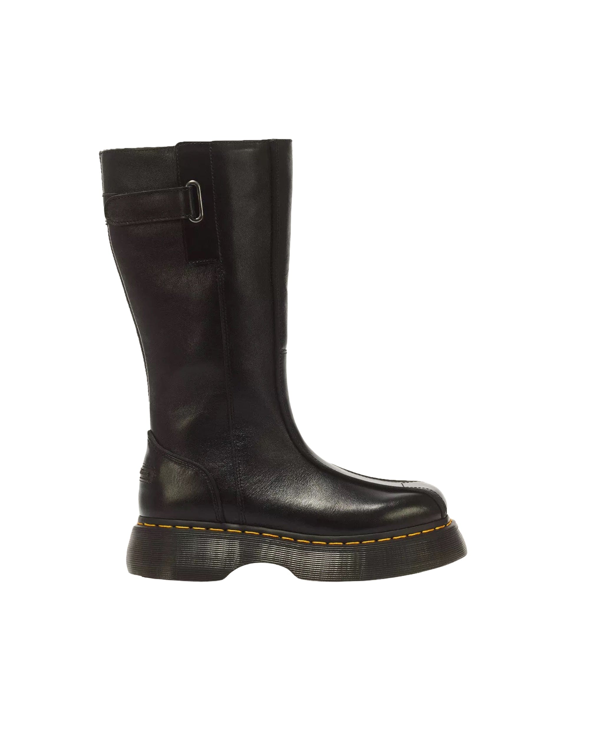 High Buzz Hi Black Milled Gloss High Boots