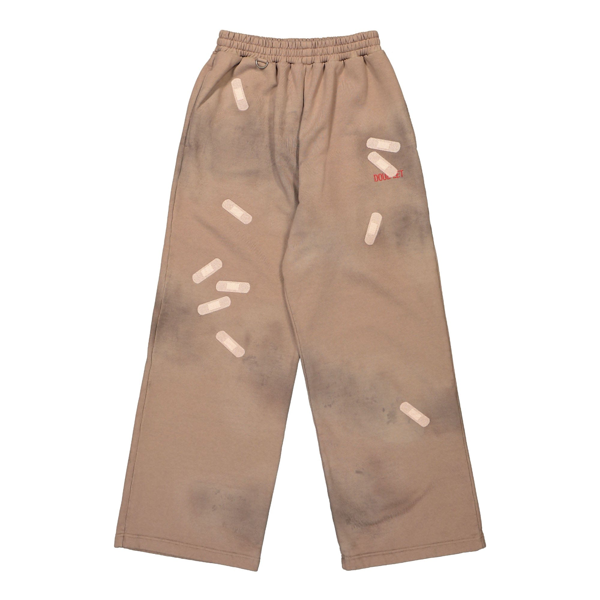 Doublet Bandage Embroidery Sweat Pants