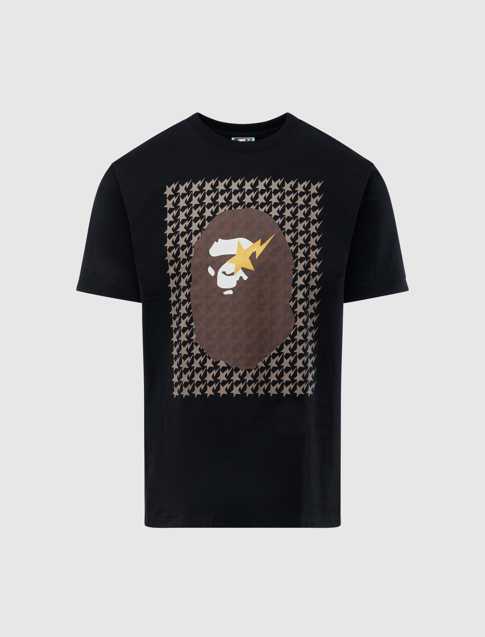 A Bathing APE HOUNDSTOOTH APE T-Shirt
