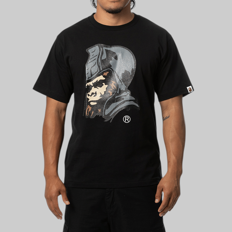 A Bathing Ape® Glitter General T - Shirt - Black