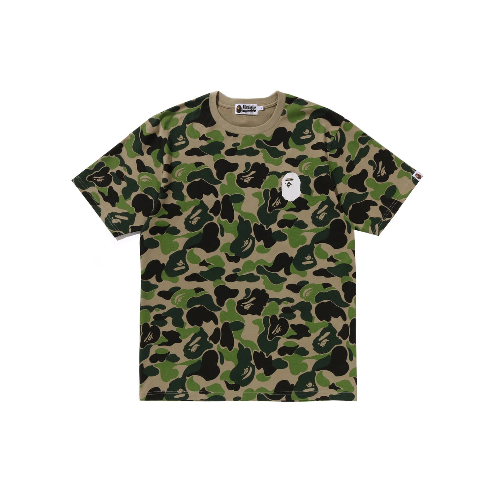 A Bathing Ape BAPE ABC Camo Asnka T-Shirt Green