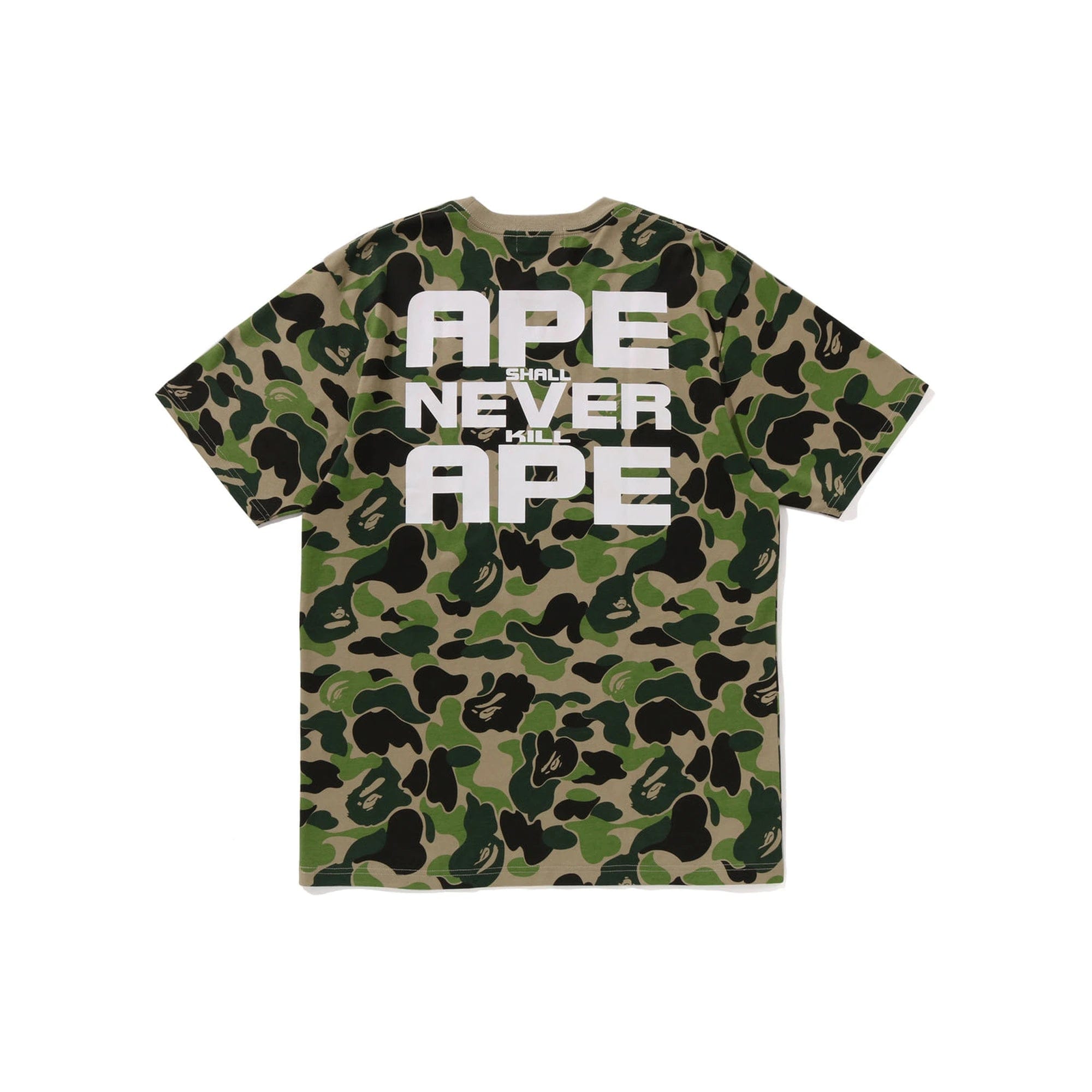 A Bathing Ape BAPE ABC Camo Asnka T-Shirt Green