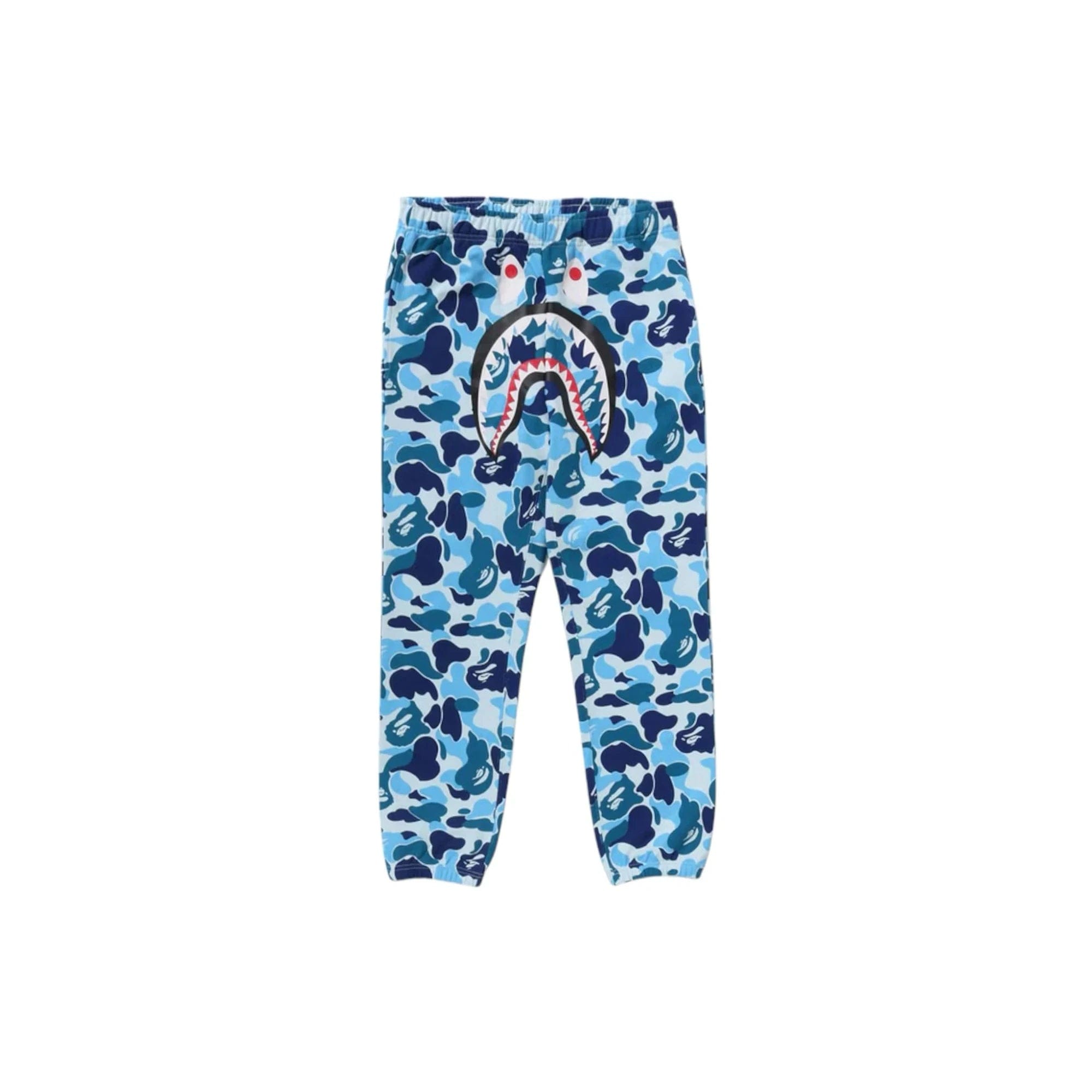 A Bathing Ape BAPE ABC Camo Shark Regular Fit Sweatpants Blue (2025)