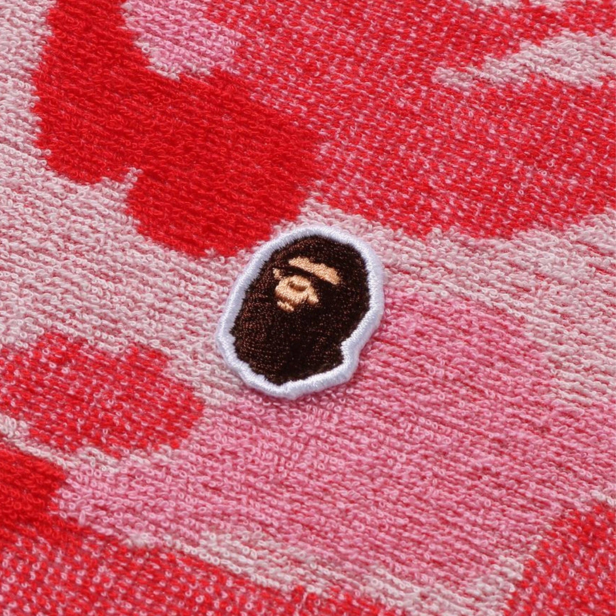 A Bathing Ape BAPE ABC Camo Pile Jacquard One Point T-Shirt Pink