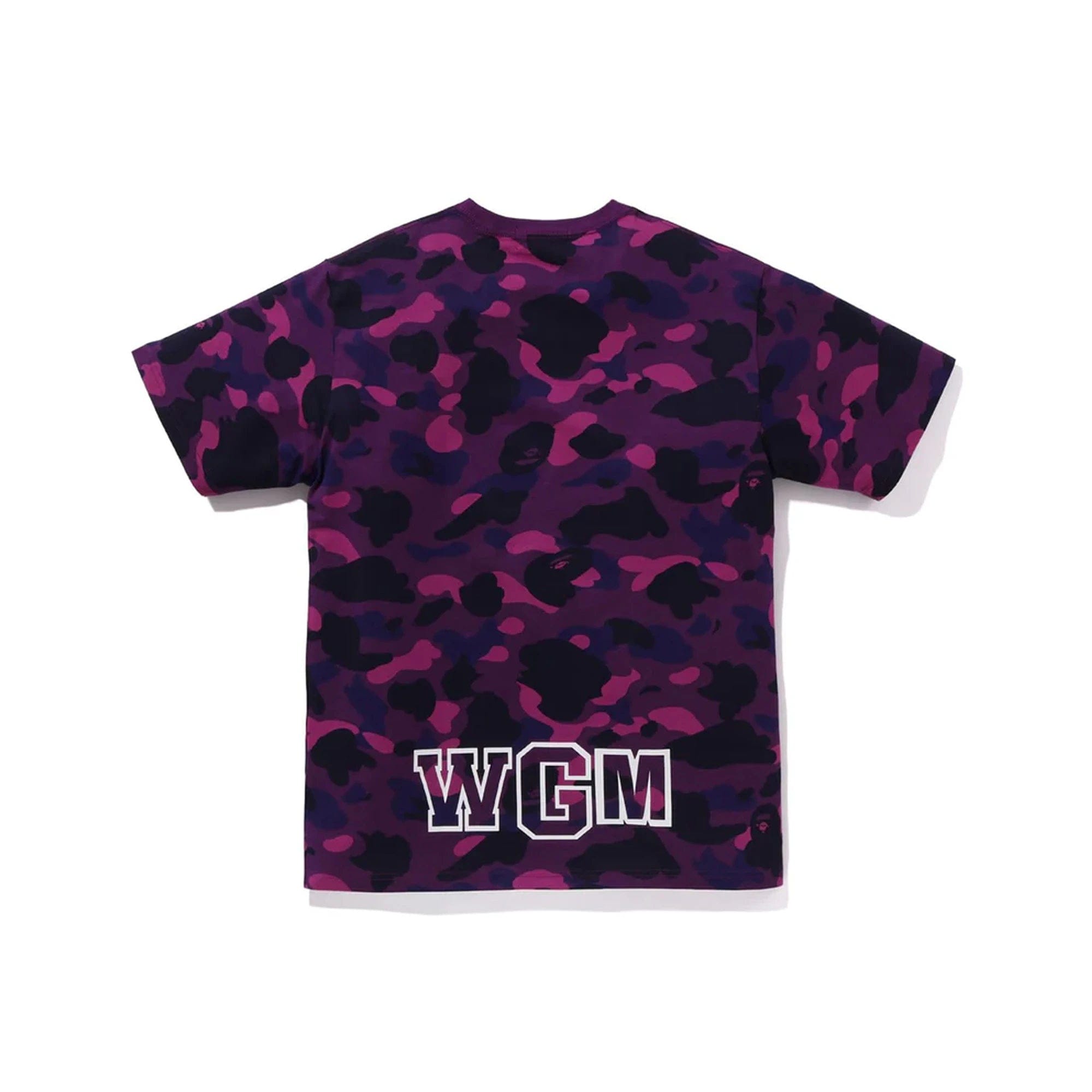 A Bathing Ape BAPE Color Camo Shark T-Shirt Purple