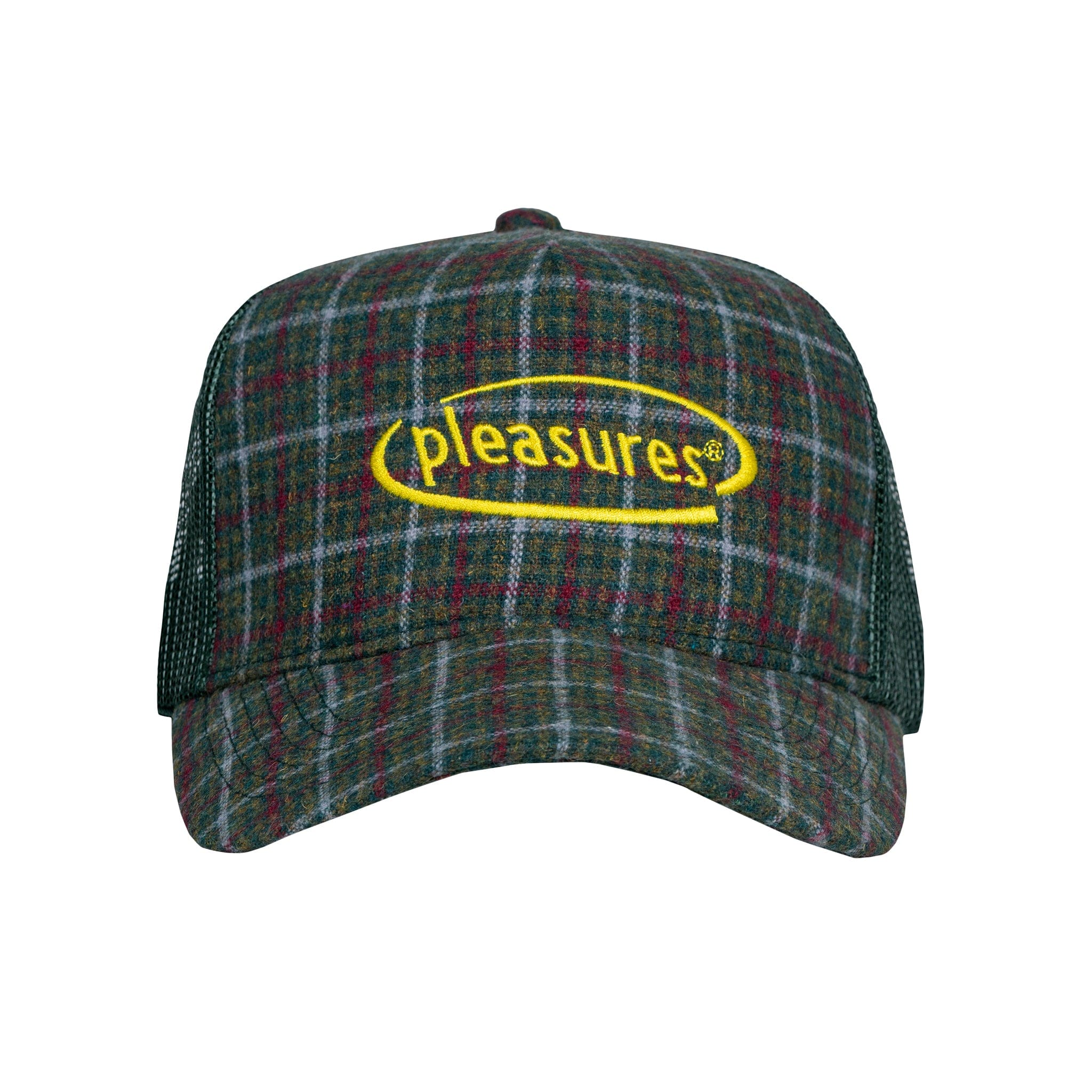 Pleasures HAPPIER PLAID TRUCKER (GREEN)