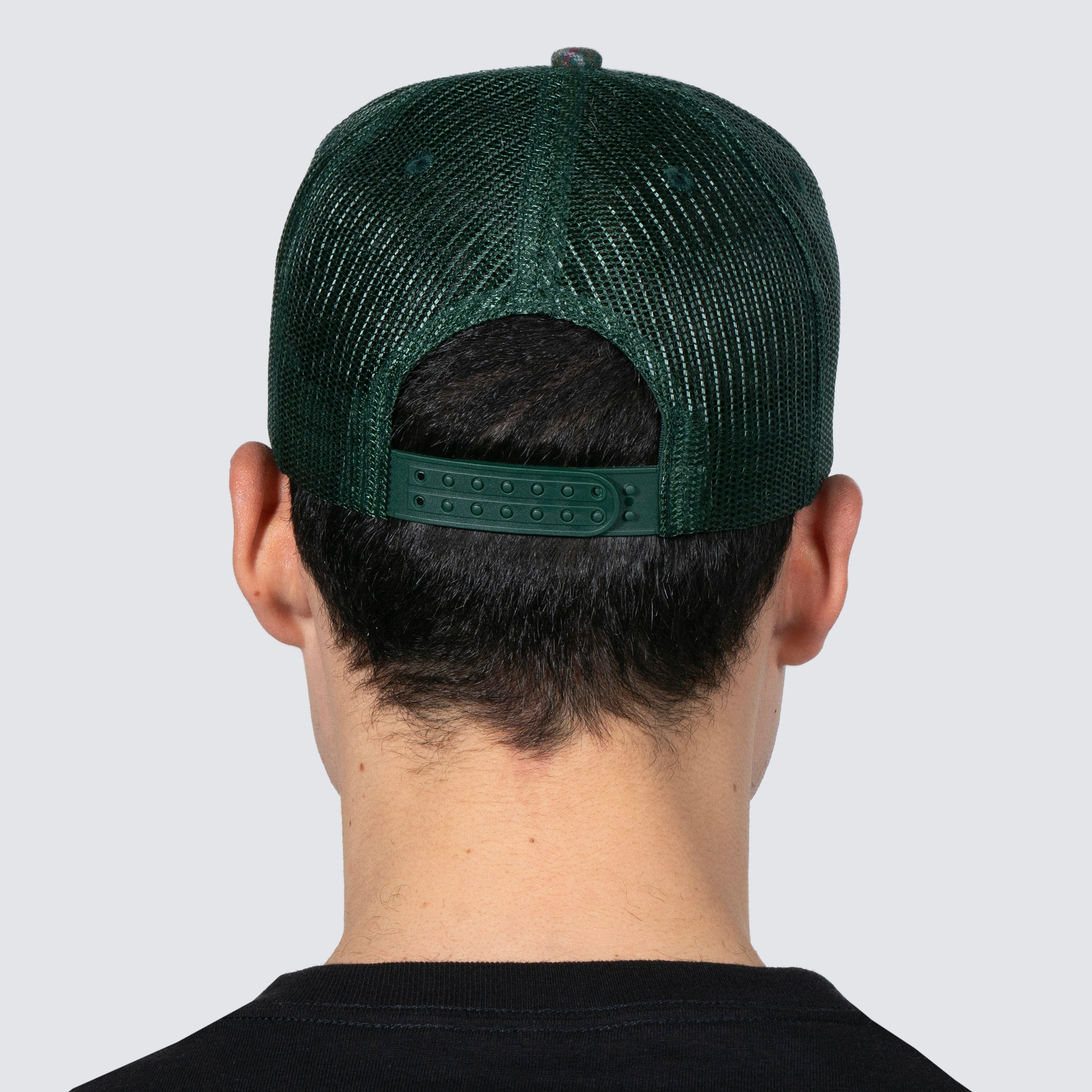 Pleasures HAPPIER PLAID TRUCKER (GREEN)