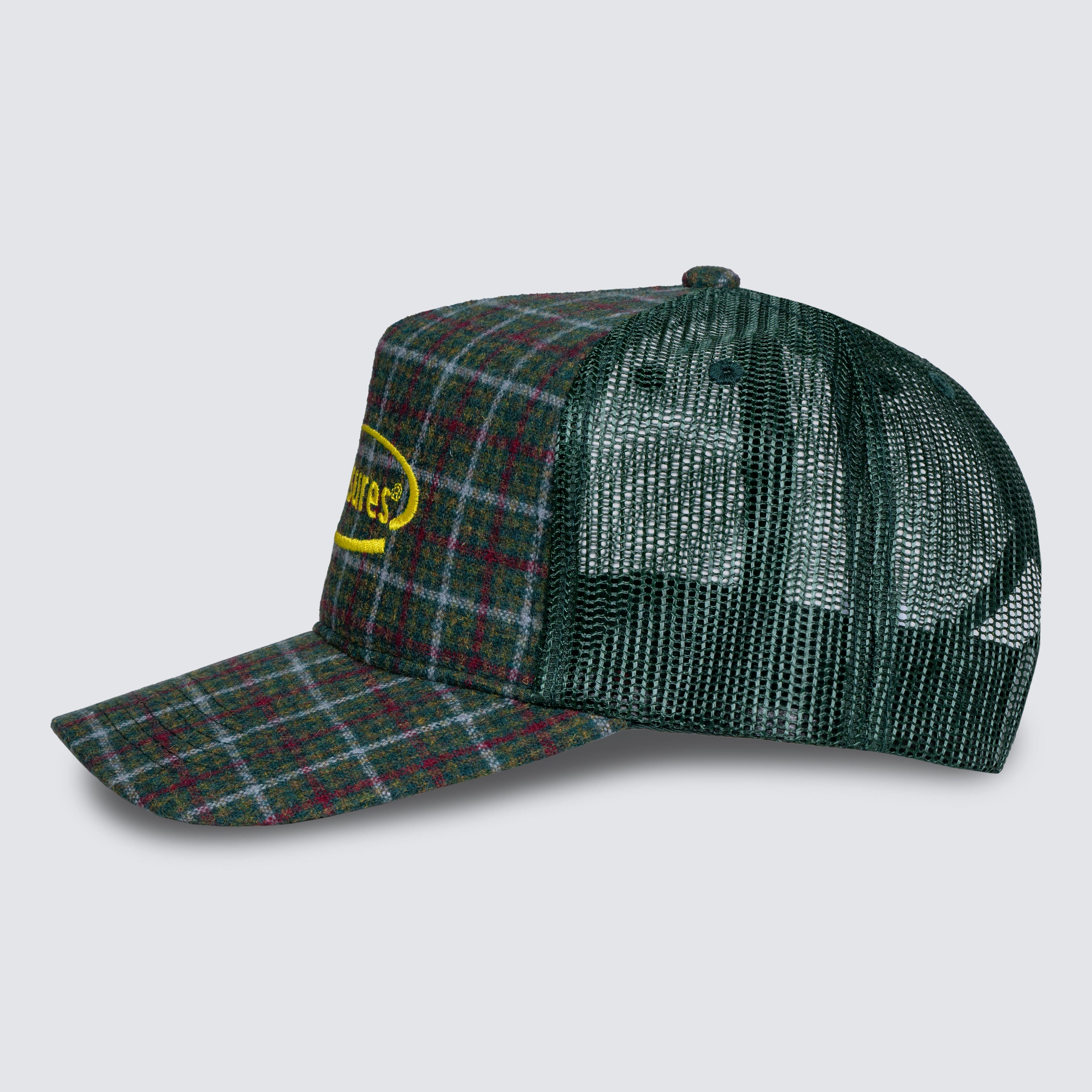 Pleasures HAPPIER PLAID TRUCKER (GREEN)