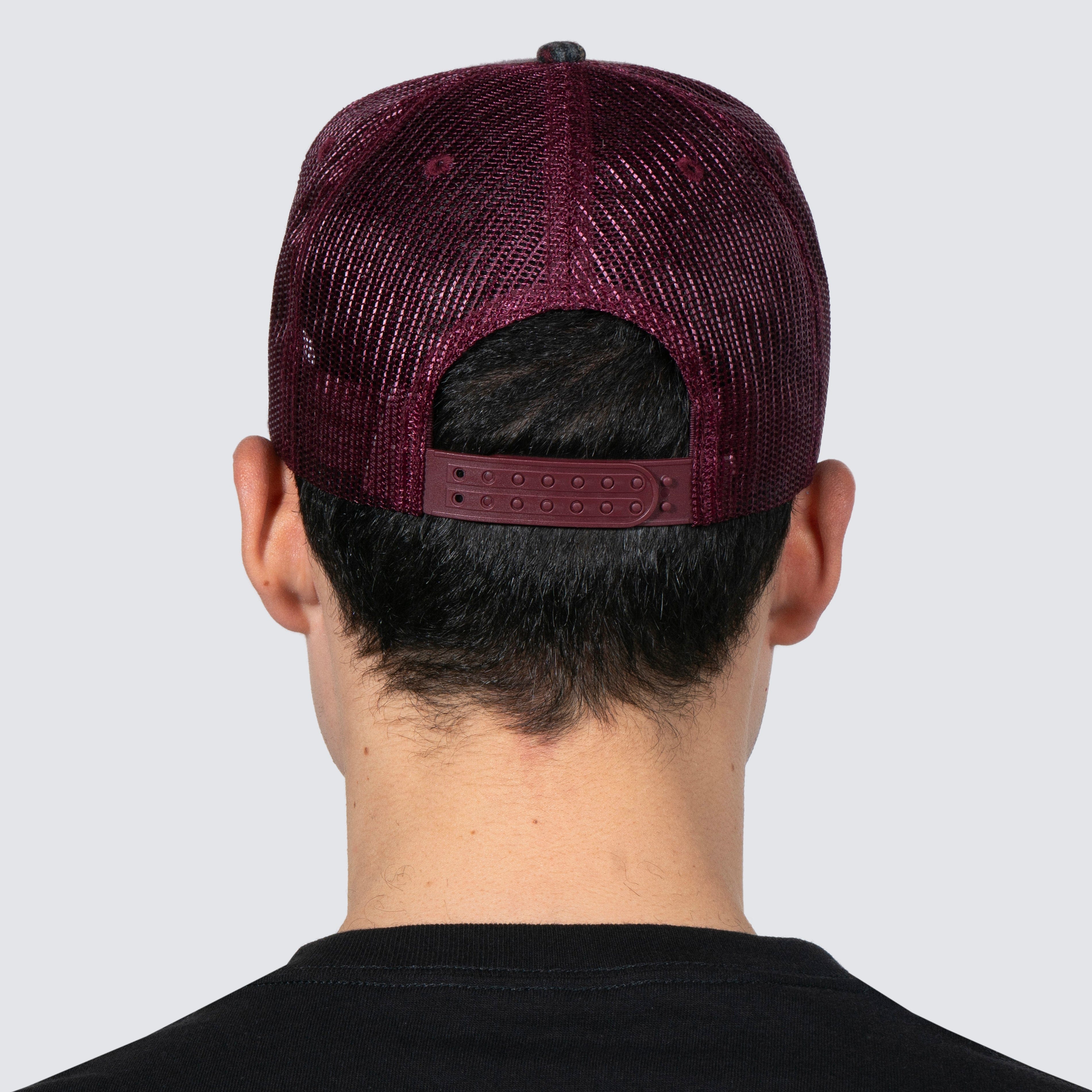 Pleasures HAPPIER PLAID TRUCKER (MAROON)