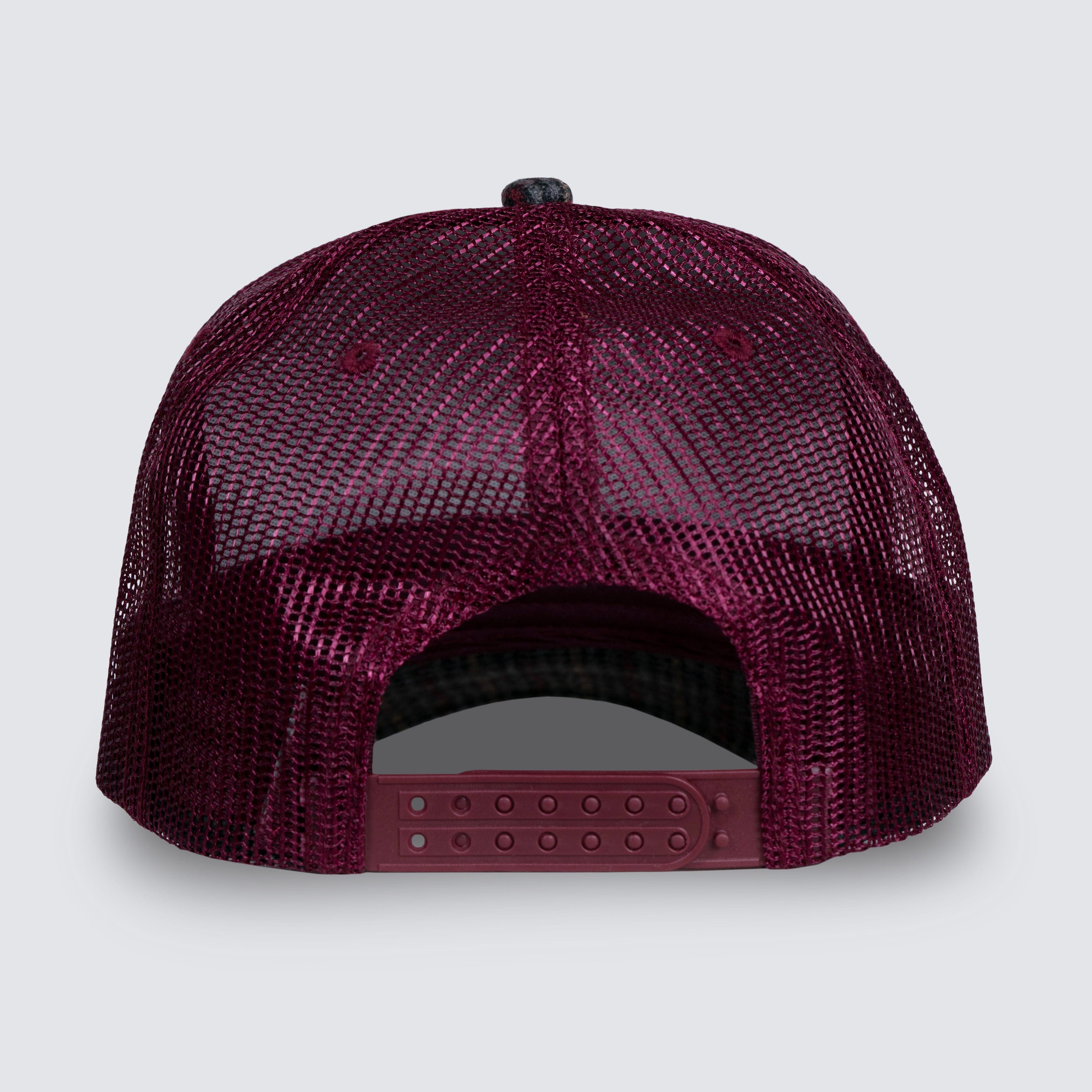 Pleasures HAPPIER PLAID TRUCKER (MAROON)
