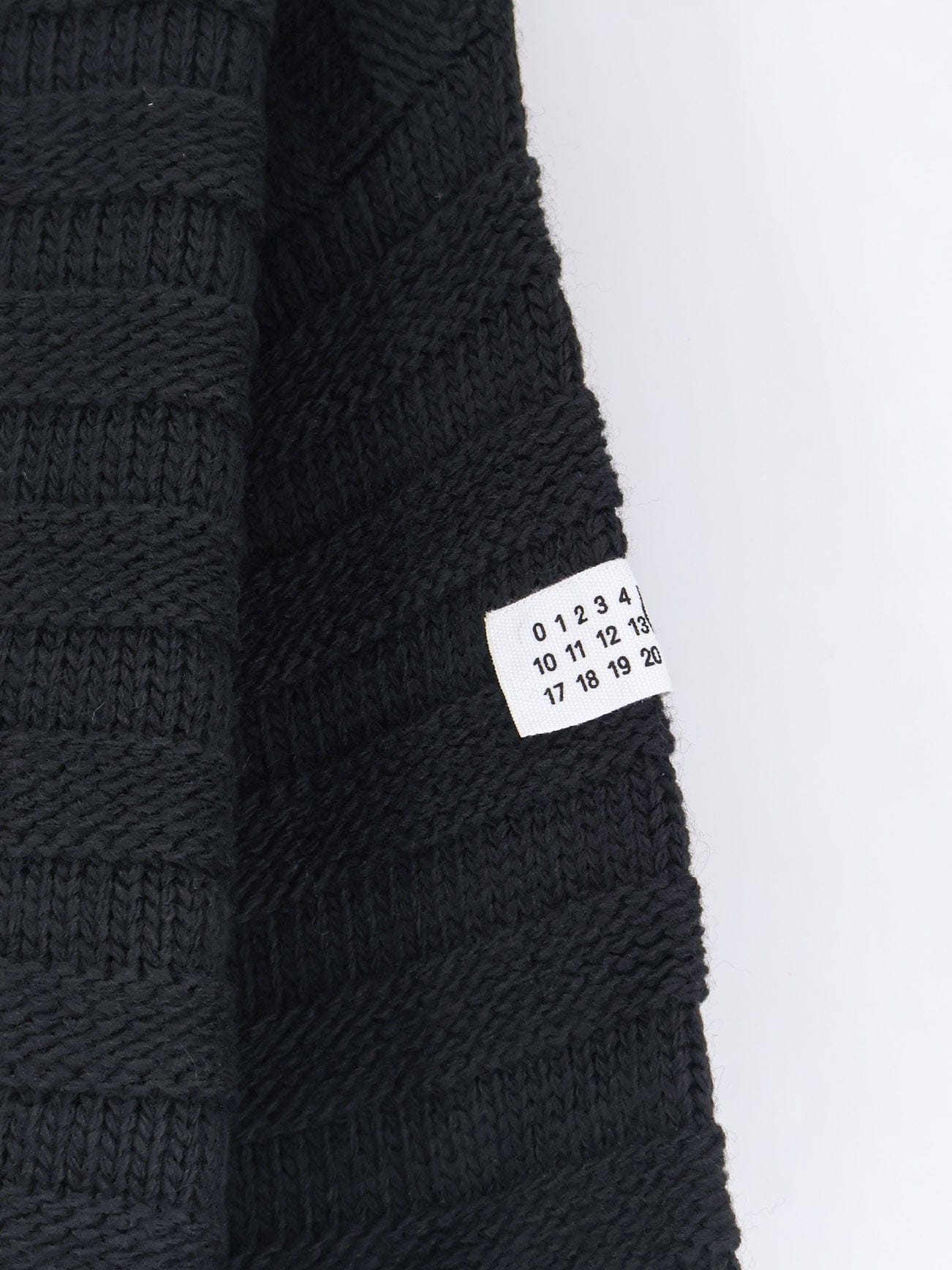 MM6 Maison Margiela Destroyed effect wool blend sweater