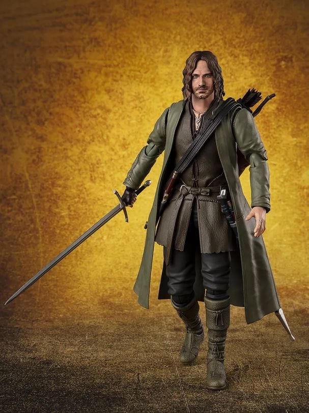 Bandai S.H. Figuarts Aragorn (The Lord of The Rings: The Fellowship of The Ring) The Lord of The Rings Action Figure
