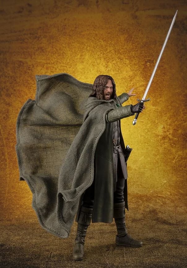 Bandai S.H. Figuarts Aragorn (The Lord of The Rings: The Fellowship of The Ring) The Lord of The Rings Action Figure