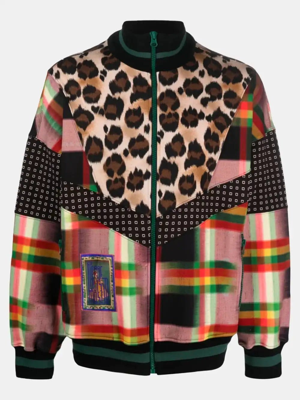 Pierre - Louis Mascia Veste bomber à imprimé patchwork