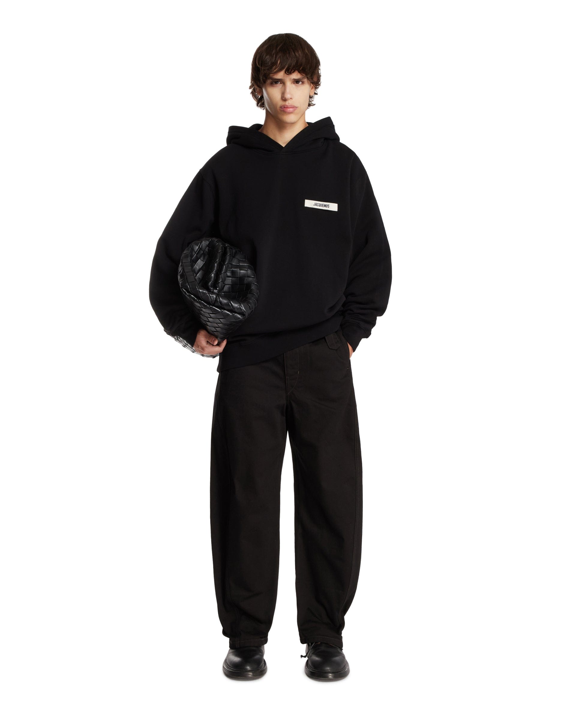 Lemaire Pantaloni Twisted Neri