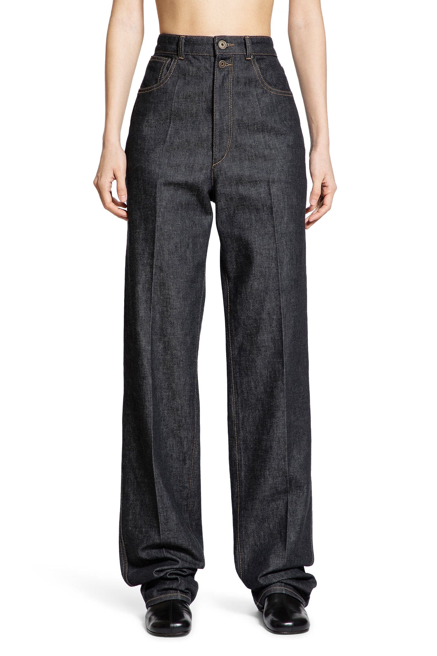 Lemaire High Waisted Straight Jeans