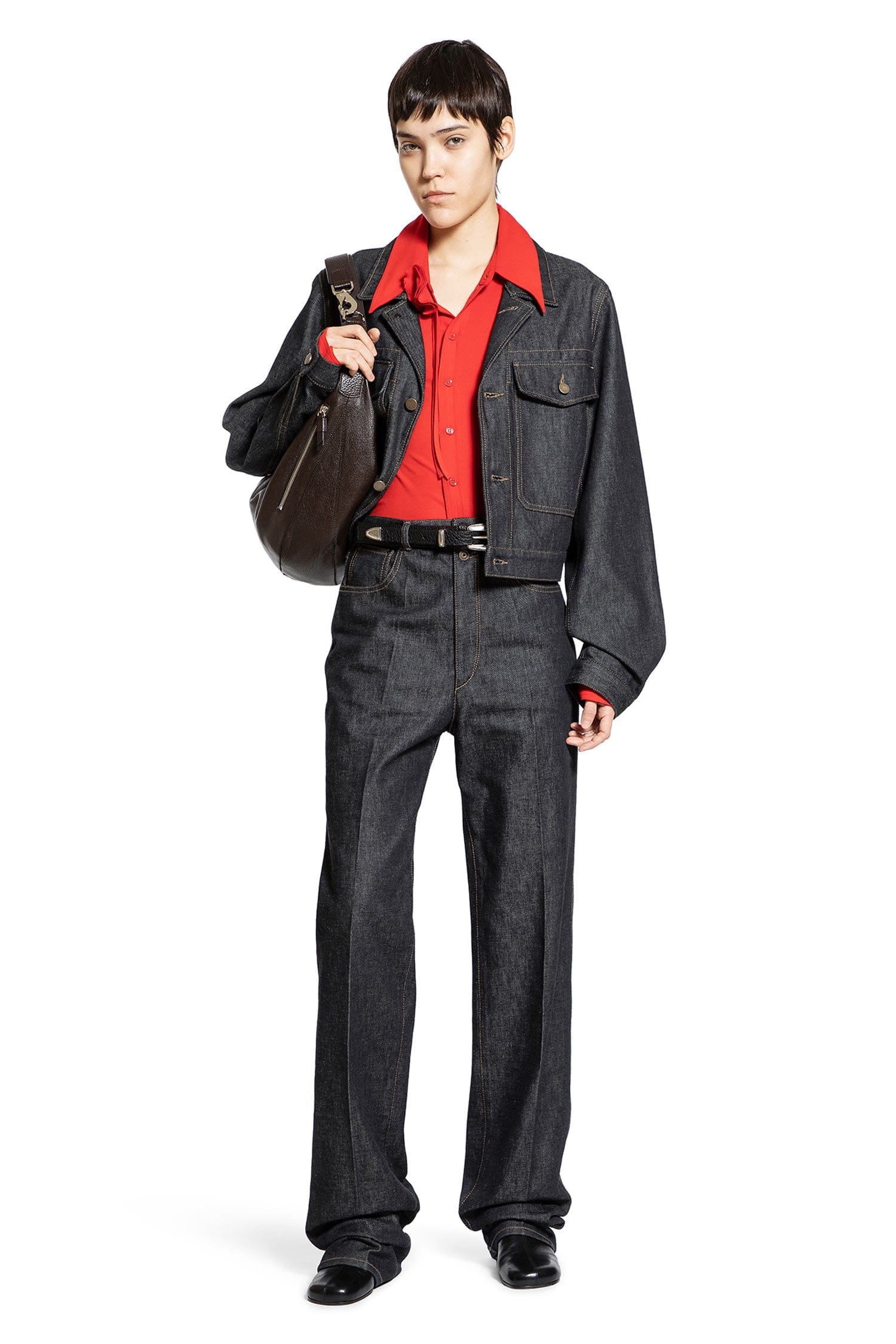 Lemaire High Waisted Straight Jeans