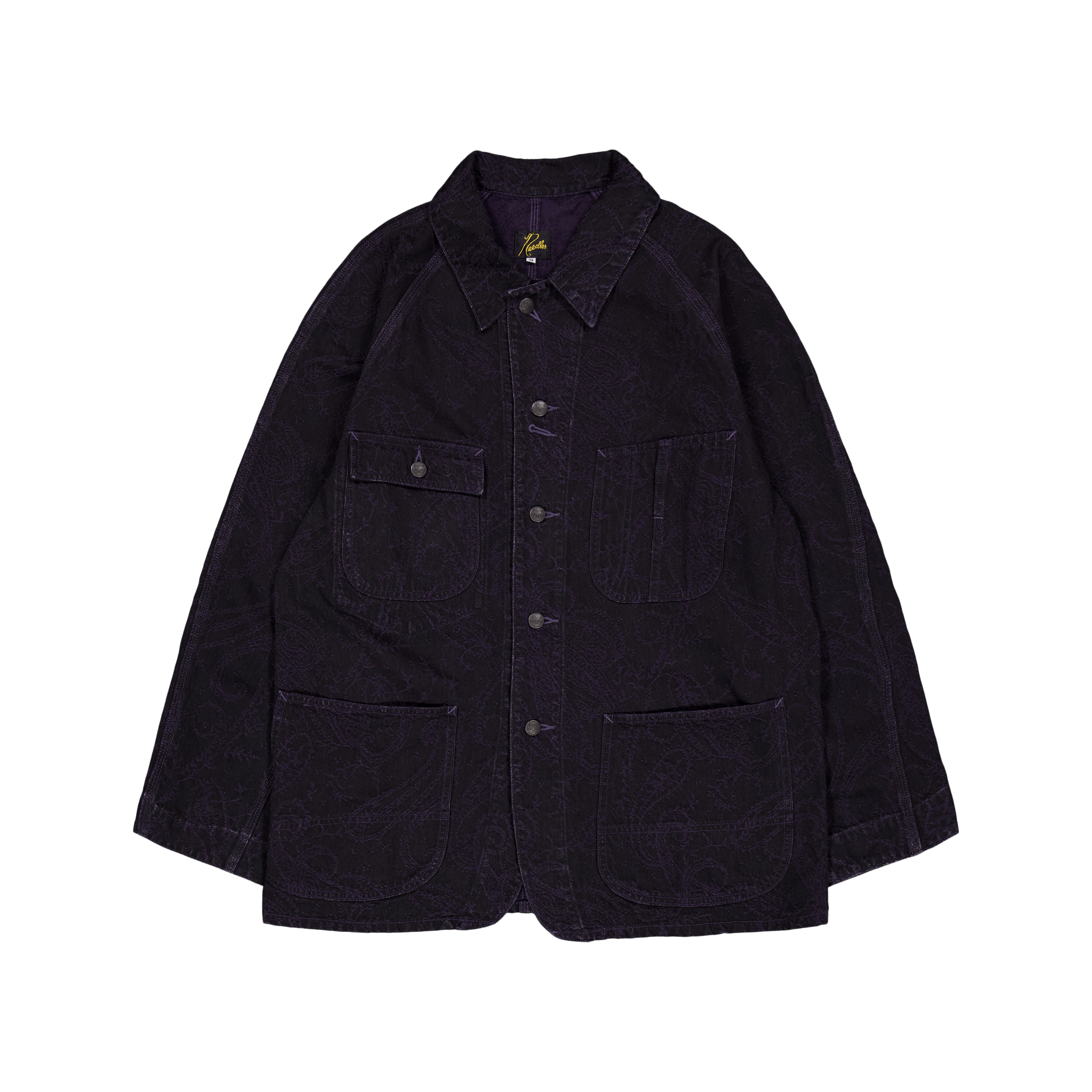 Needles Coverall - 10 oz Denim / Paisle B - black