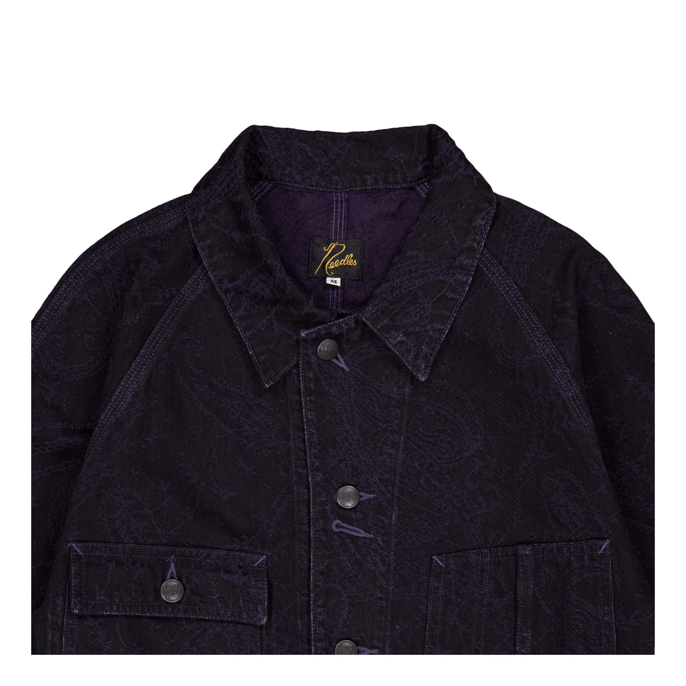 Needles Coverall - 10 oz Denim / Paisle B - black
