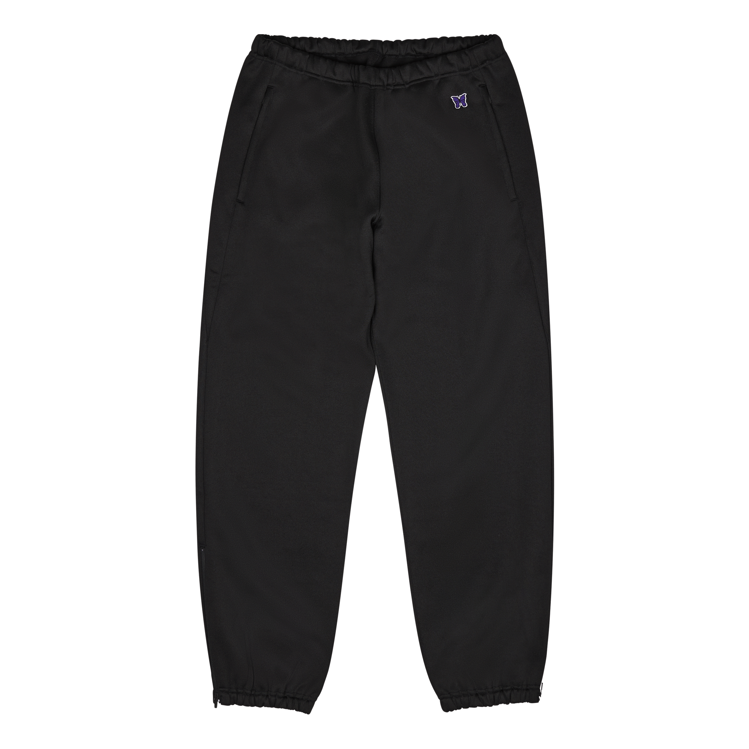 Needles Zipped Sweat Pant - Pe/c Lined Black