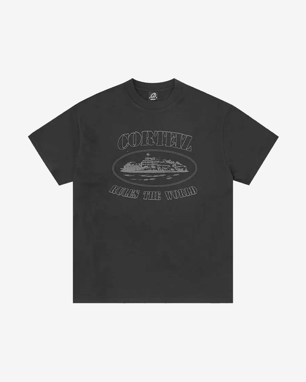 CORTEIZ REFLECTIVE ALCATRAZ TRIPLE BLACK T-Shirt