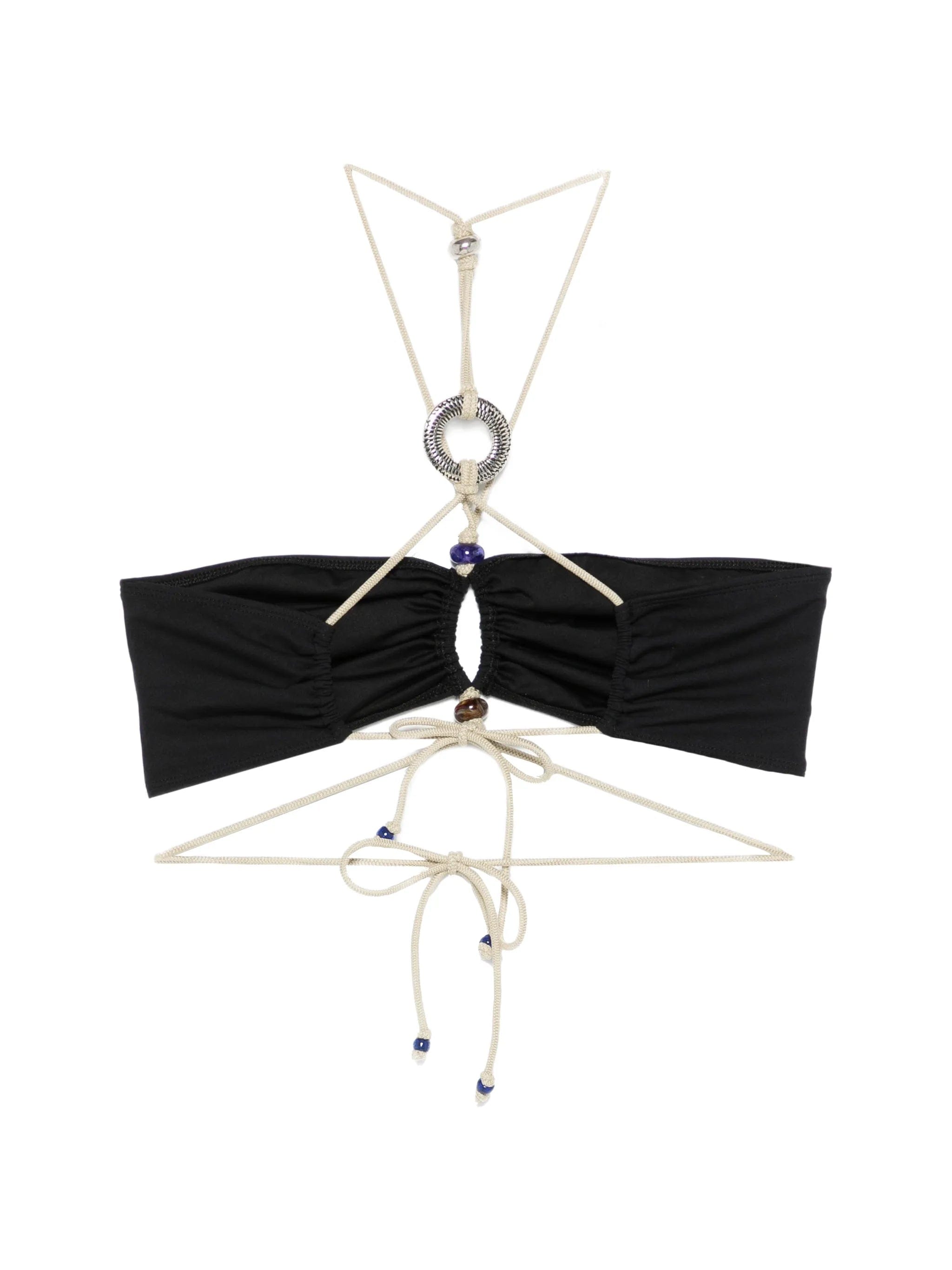 Isabel Marant Analia ring bead bikini top