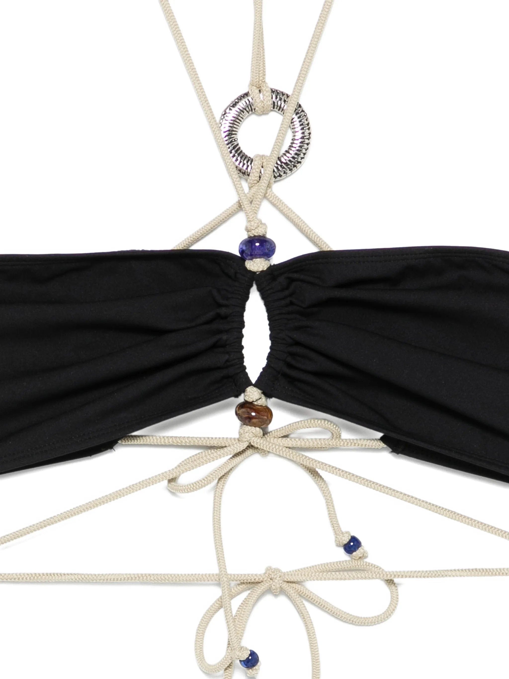 Isabel Marant Analia ring bead bikini top