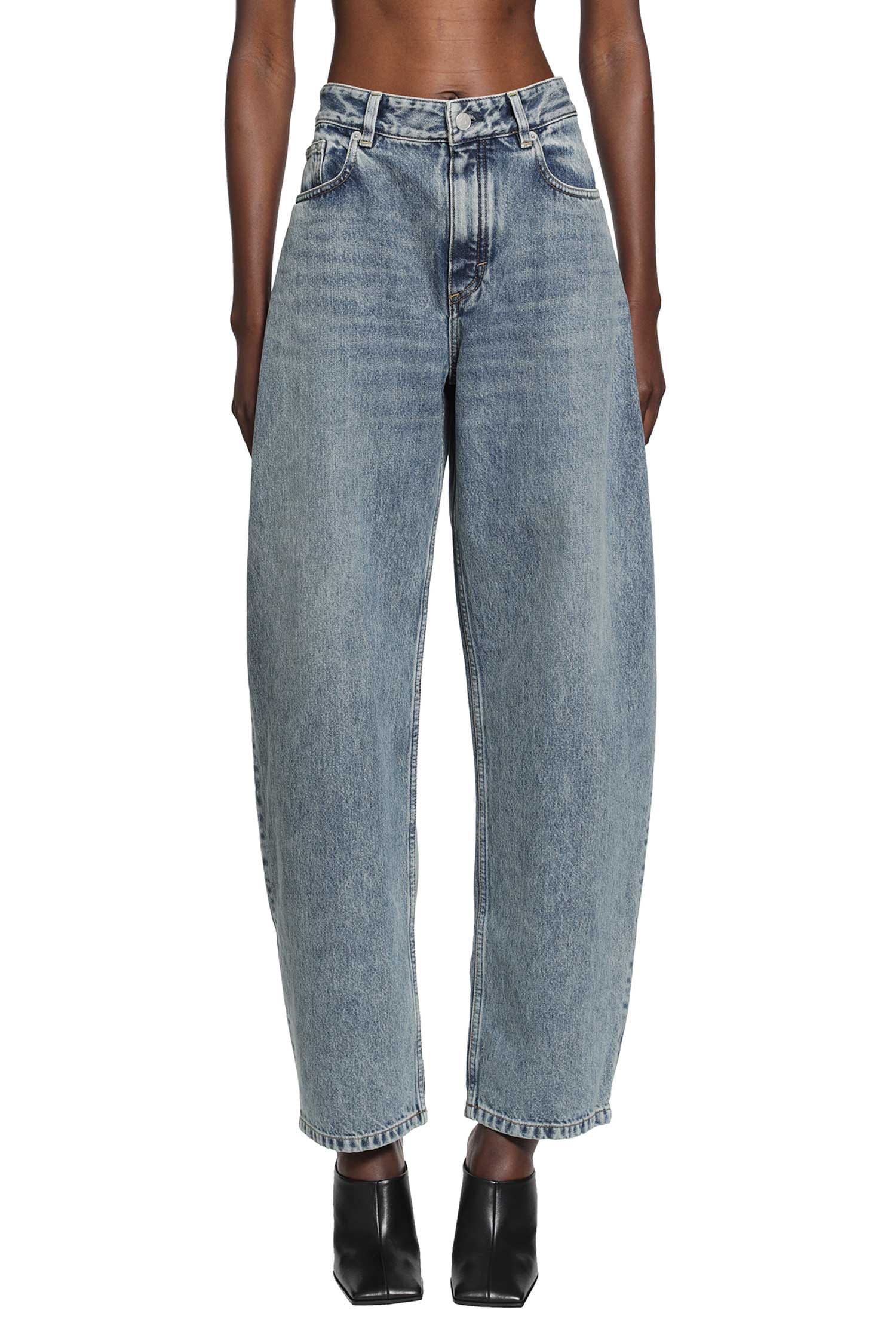 Alaia Round Denim Jeans