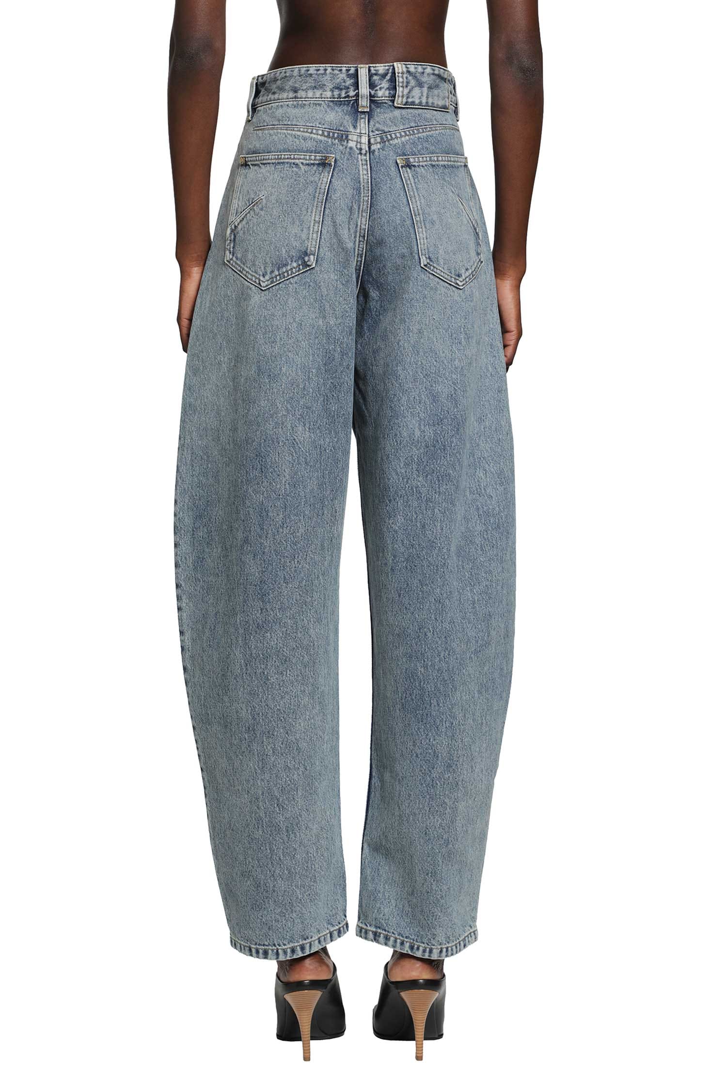 Alaia Round Denim Jeans
