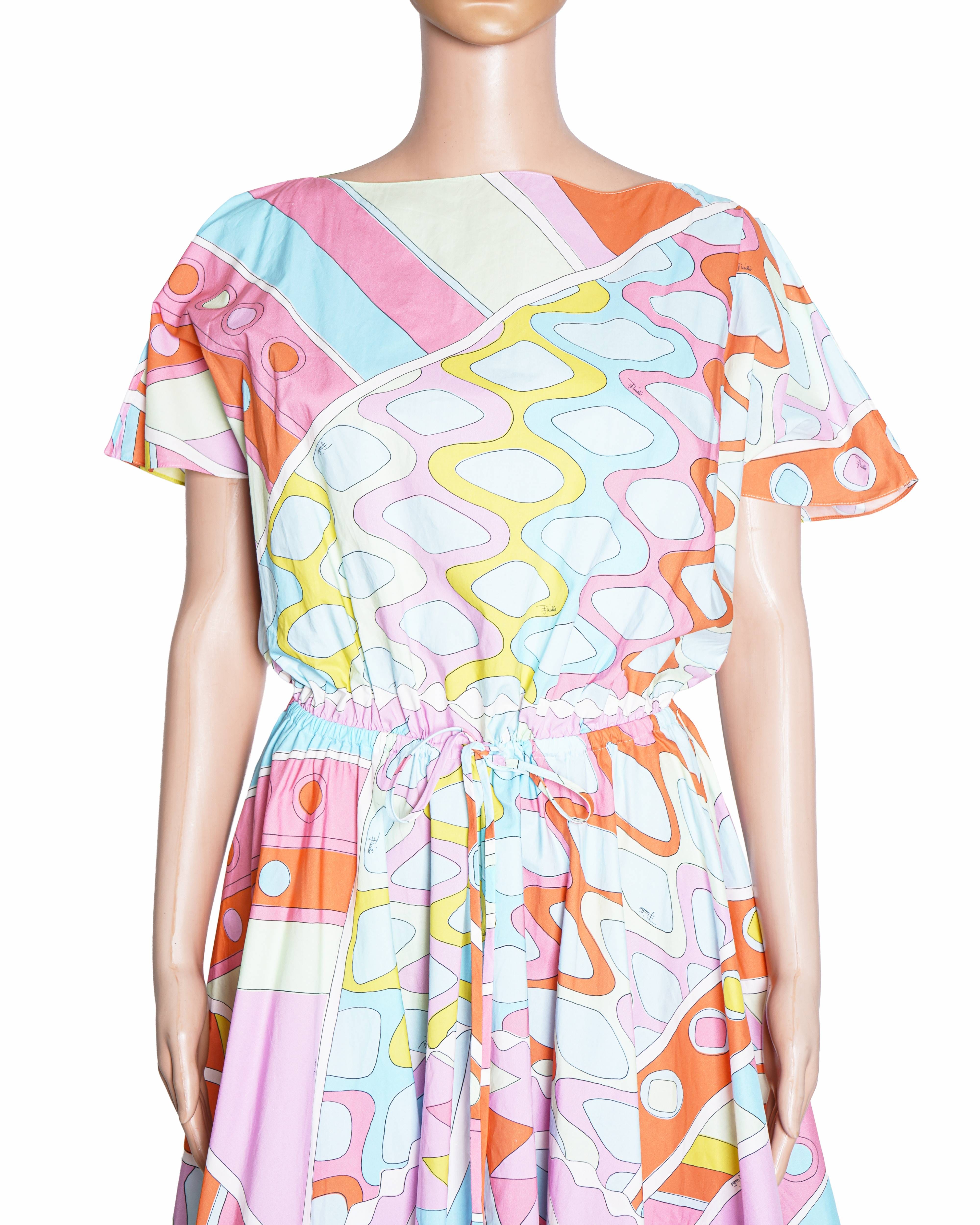 Pucci Vivara - print Cotton Minidress