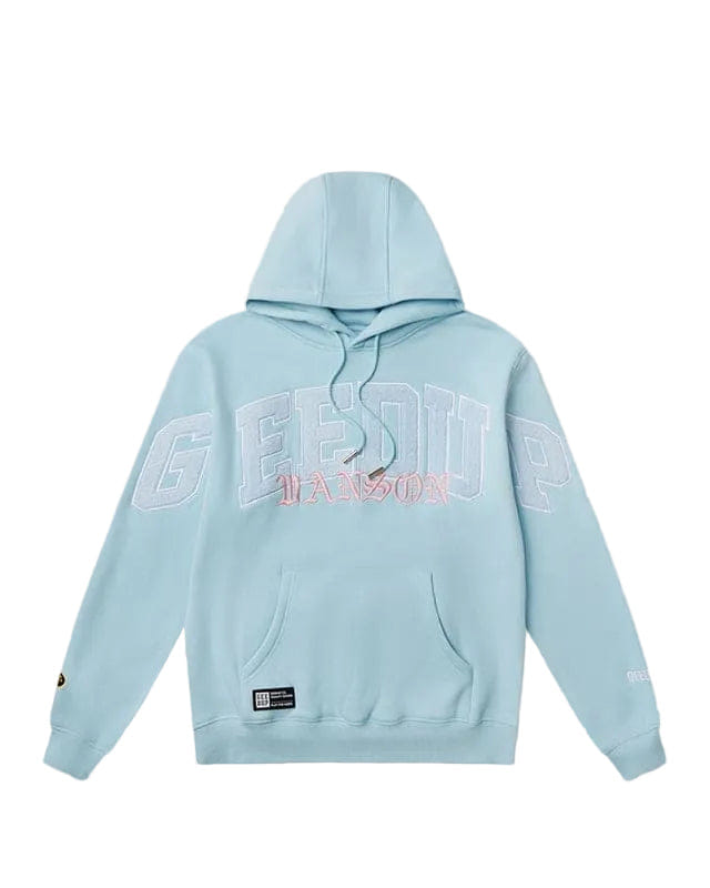 Geedup x Vanson Team Logo Hoodie Light Blue