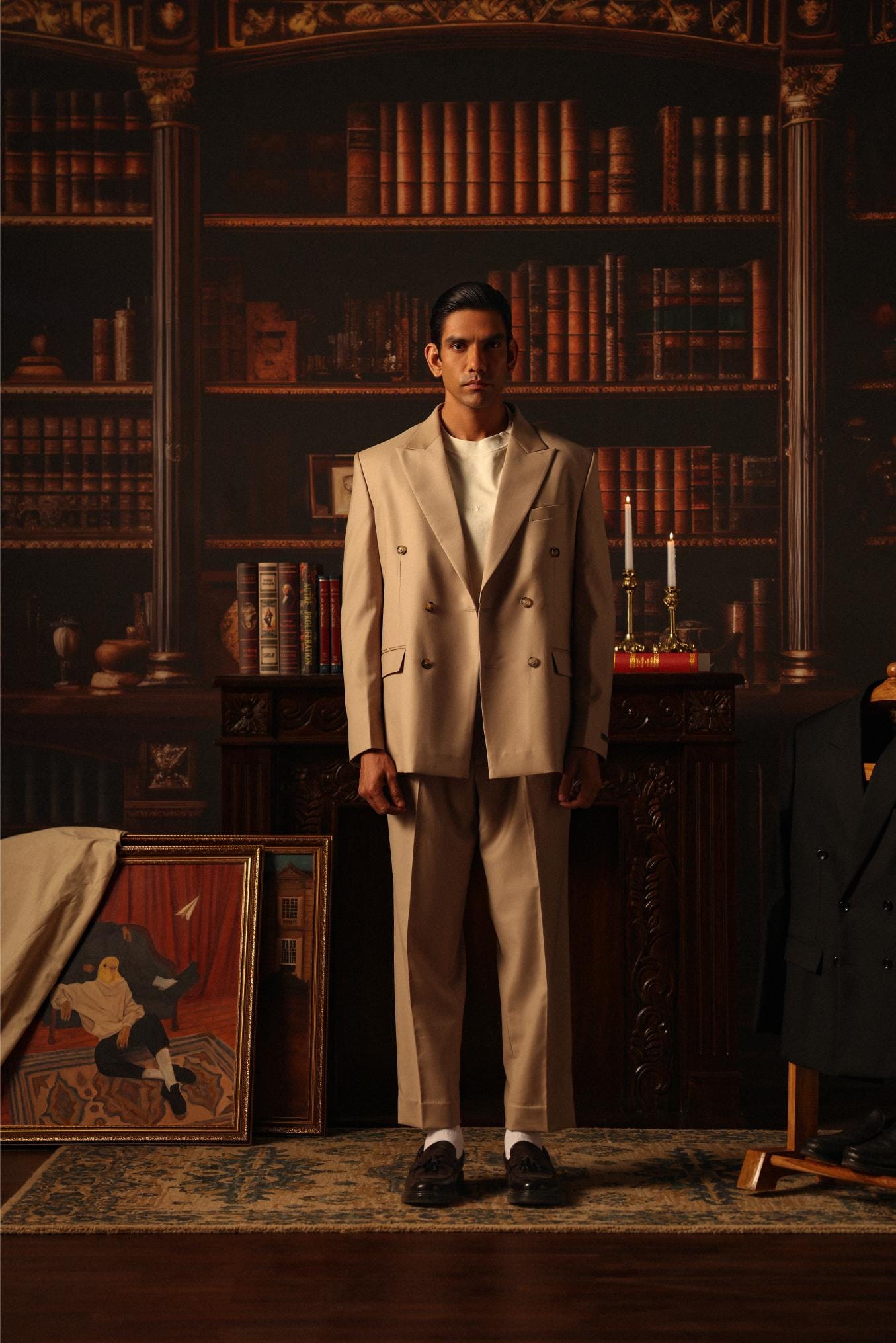WAKE YOUR Dreams Double Breasted Suit Jacket