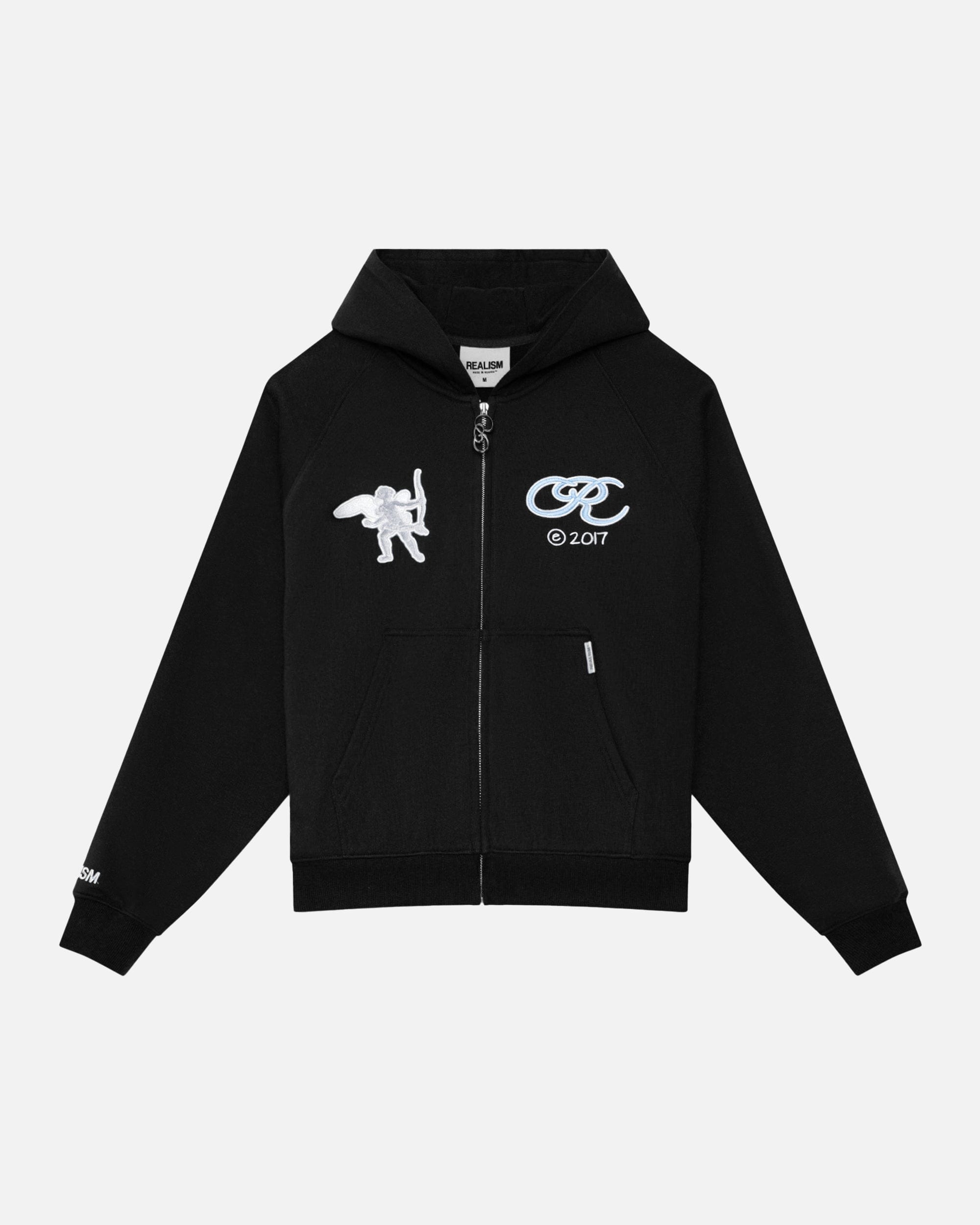 Realism SSS REALISM APOLLO ZIP HOODIE BLACK