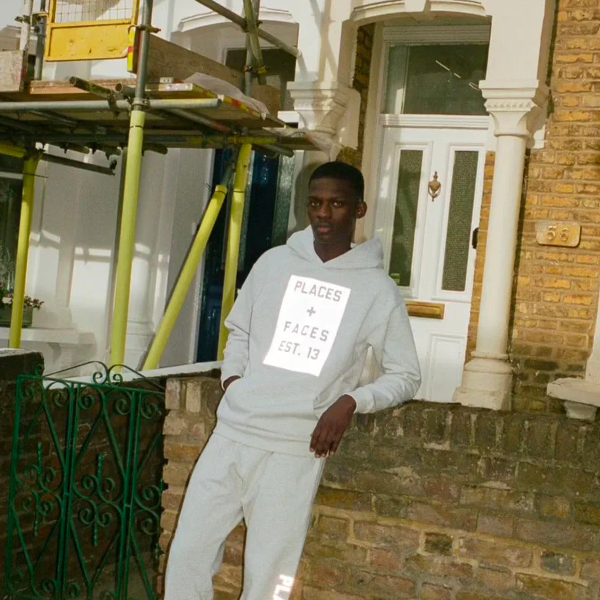 Places + Faces OG Reflective Hoodie (Grey)