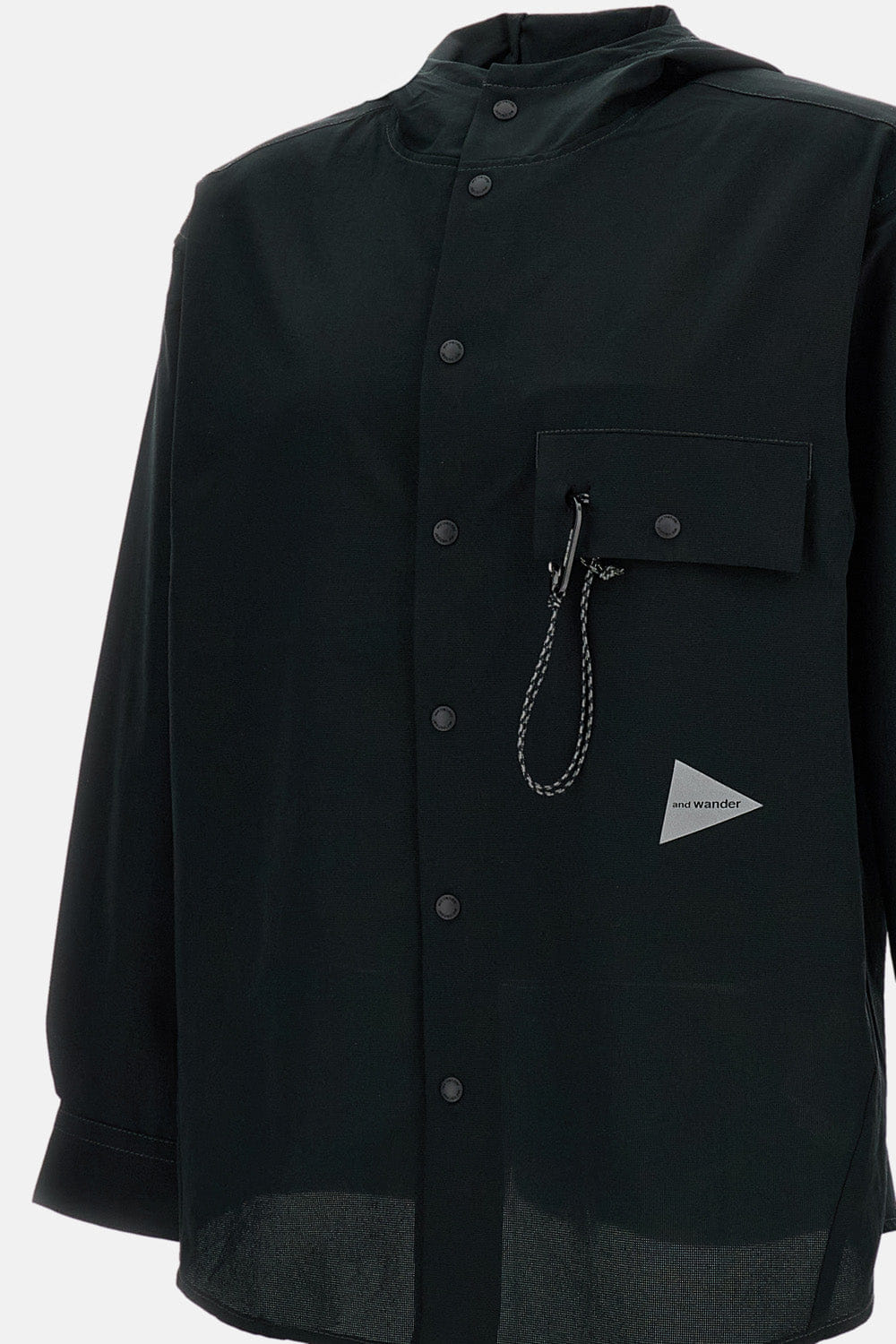 And Wander GIACCA CON CAPPUCCIO IDROREPELLENTE