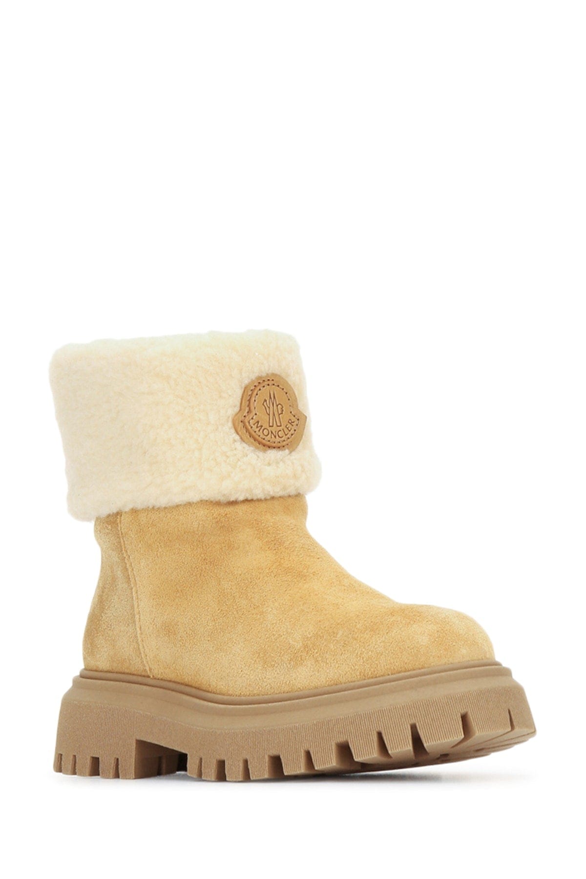 Moncler Jr Petit Aurea Boot — Camel